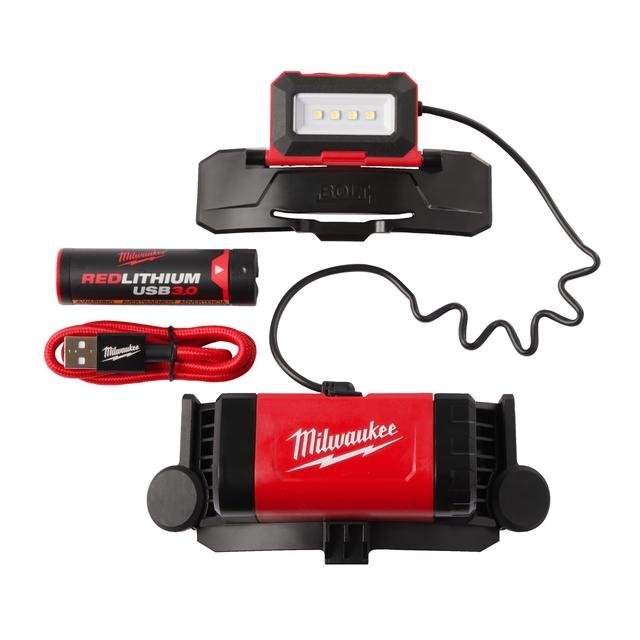 Milwaukee USB-Akku-Helmlampe L4BOLTHL-301 Produktbild img4 L