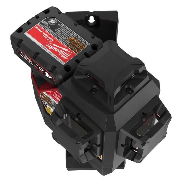 Milwaukee M12™ Akku-Kreuzlinienlaser 3 x 360° Kit M123PLSKIT-401P Produktbild img5 L