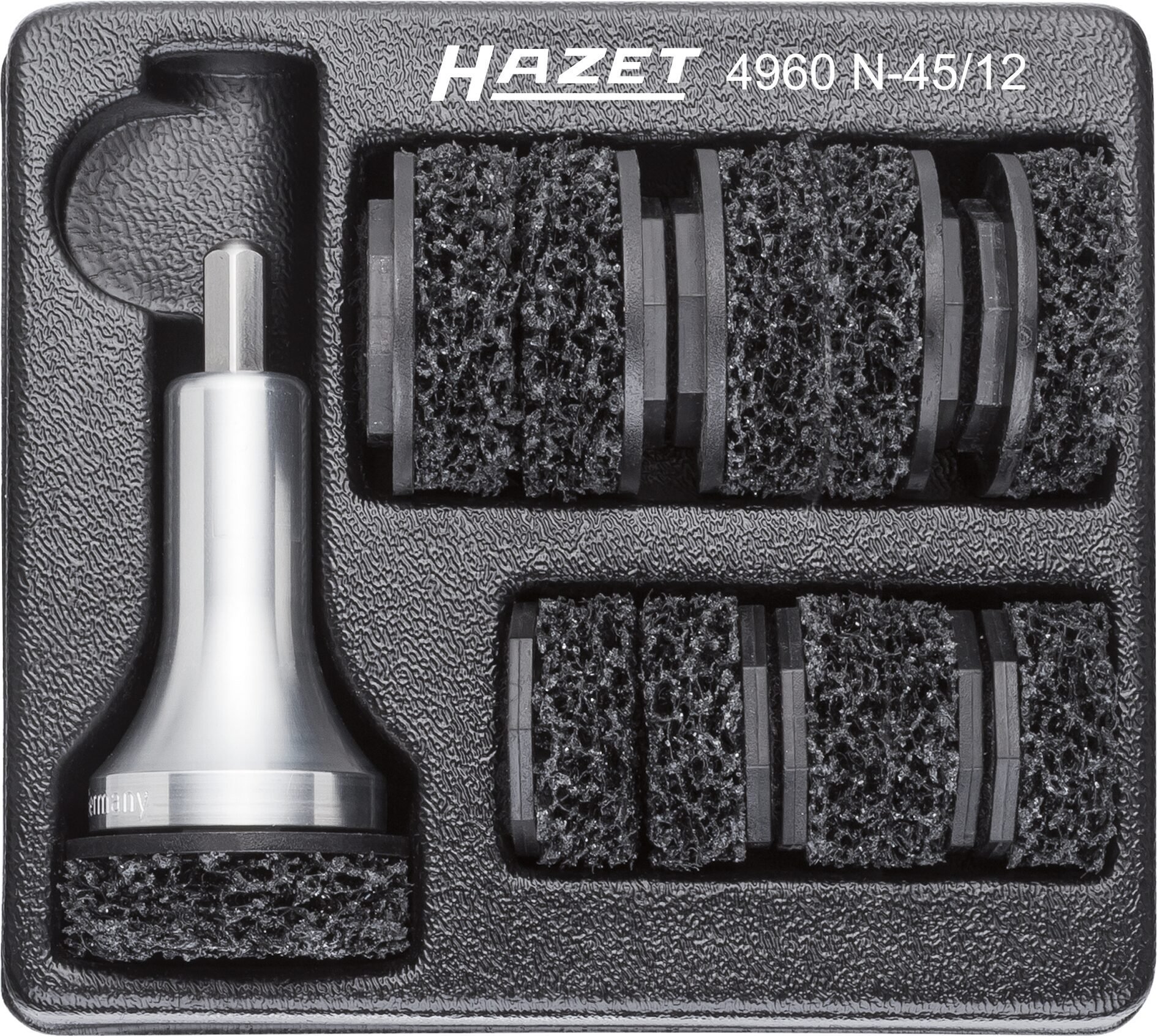 HAZET Radnabenschleifer Satz Pkw ∙ 12-teilig 4960N-45/12 ∙ 12-teilig Produktbild img2 L