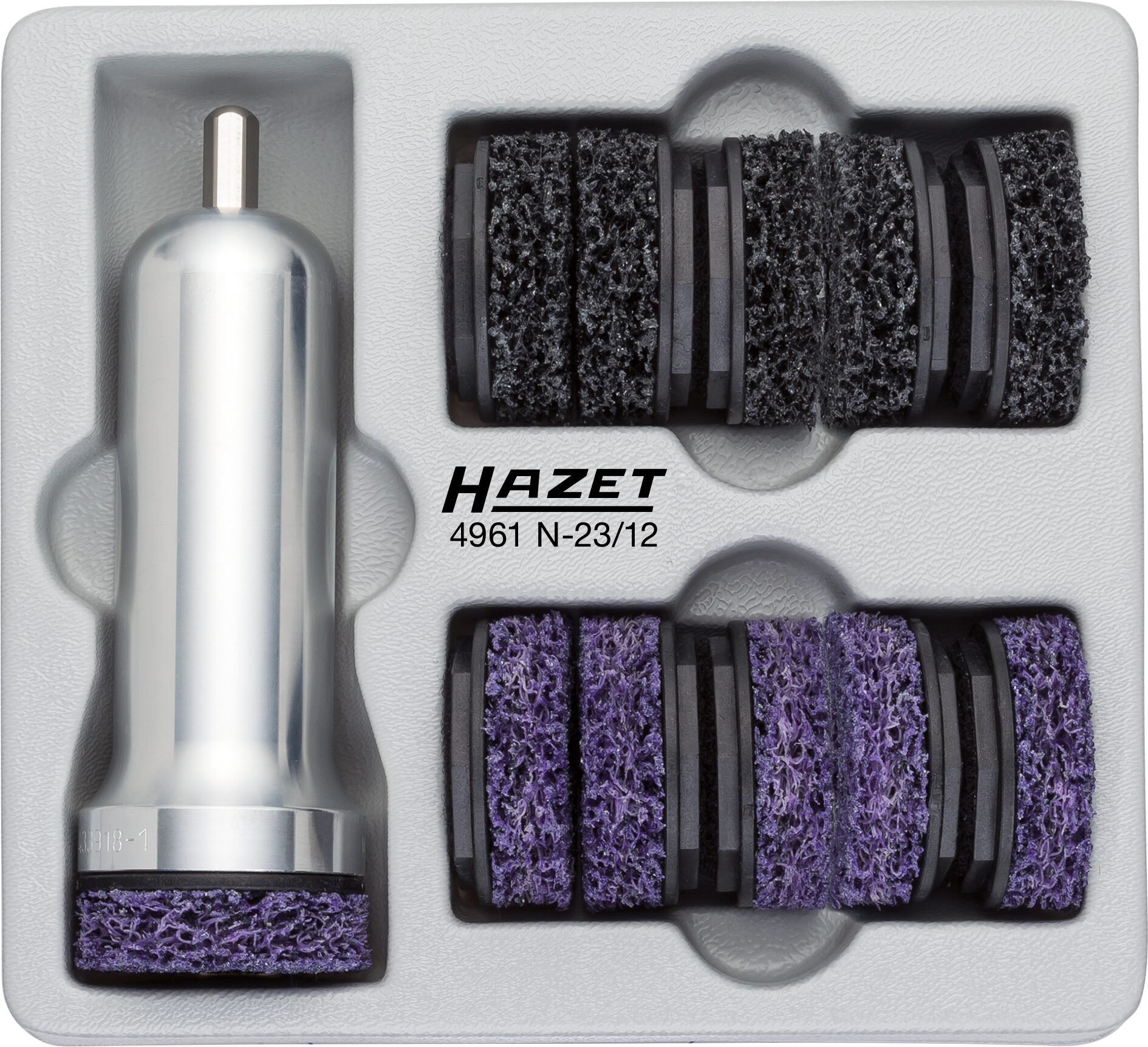 HAZET Nkw Radnabenschleifer Satz 4961N-23/12 ∙ 12-teilig Produktbild img7 L