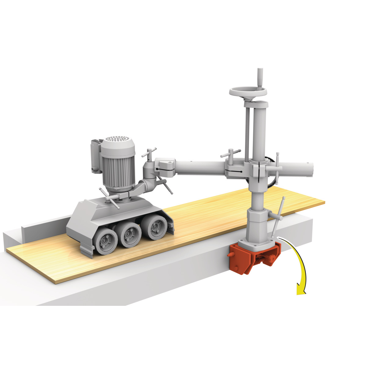 Holzkraft Wegklappvorrichtung für VSA 2033/2038/2048/4 V/4 V DC Produktbild img1 L