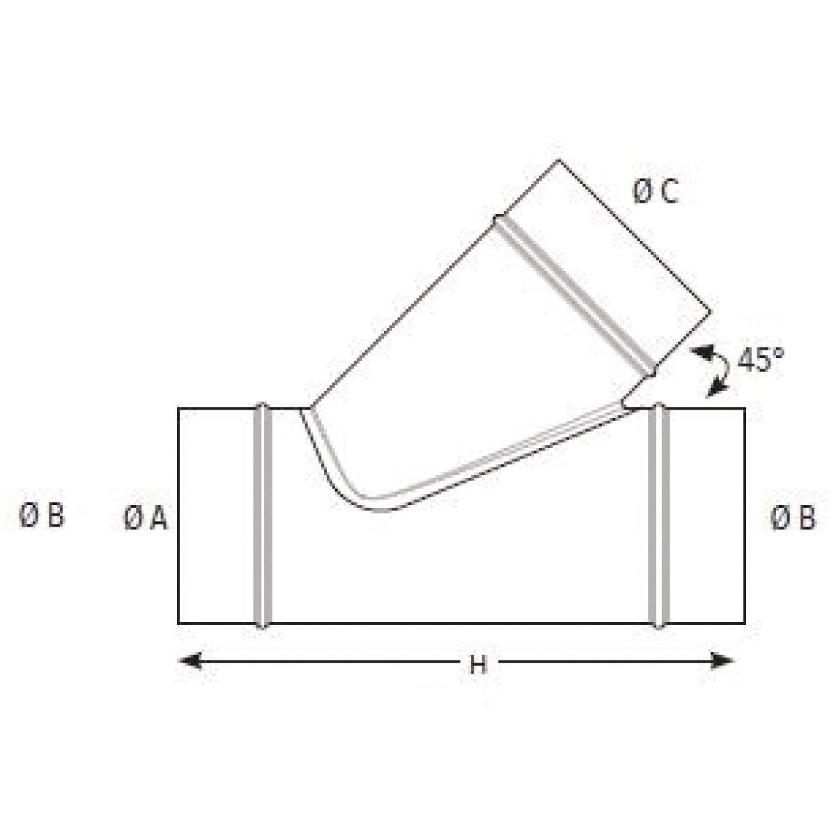 Abzweigstück Holzkraft Ø 300/300/300 Produktbild img2 L