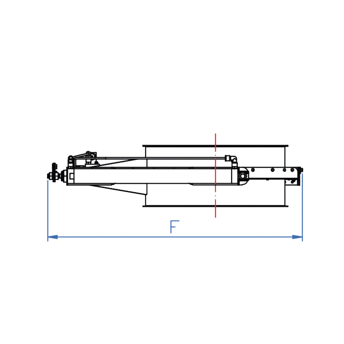 Pneumatischer Absperrschieber Holzkraft Ø250 24 V Produktbild img4 L