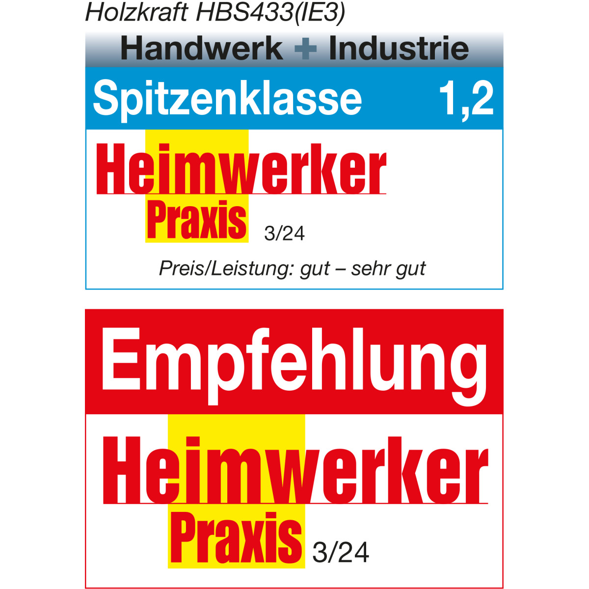 Holzkraft Holzbandsäge HBS 433 (IE3) Produktbild img9 L