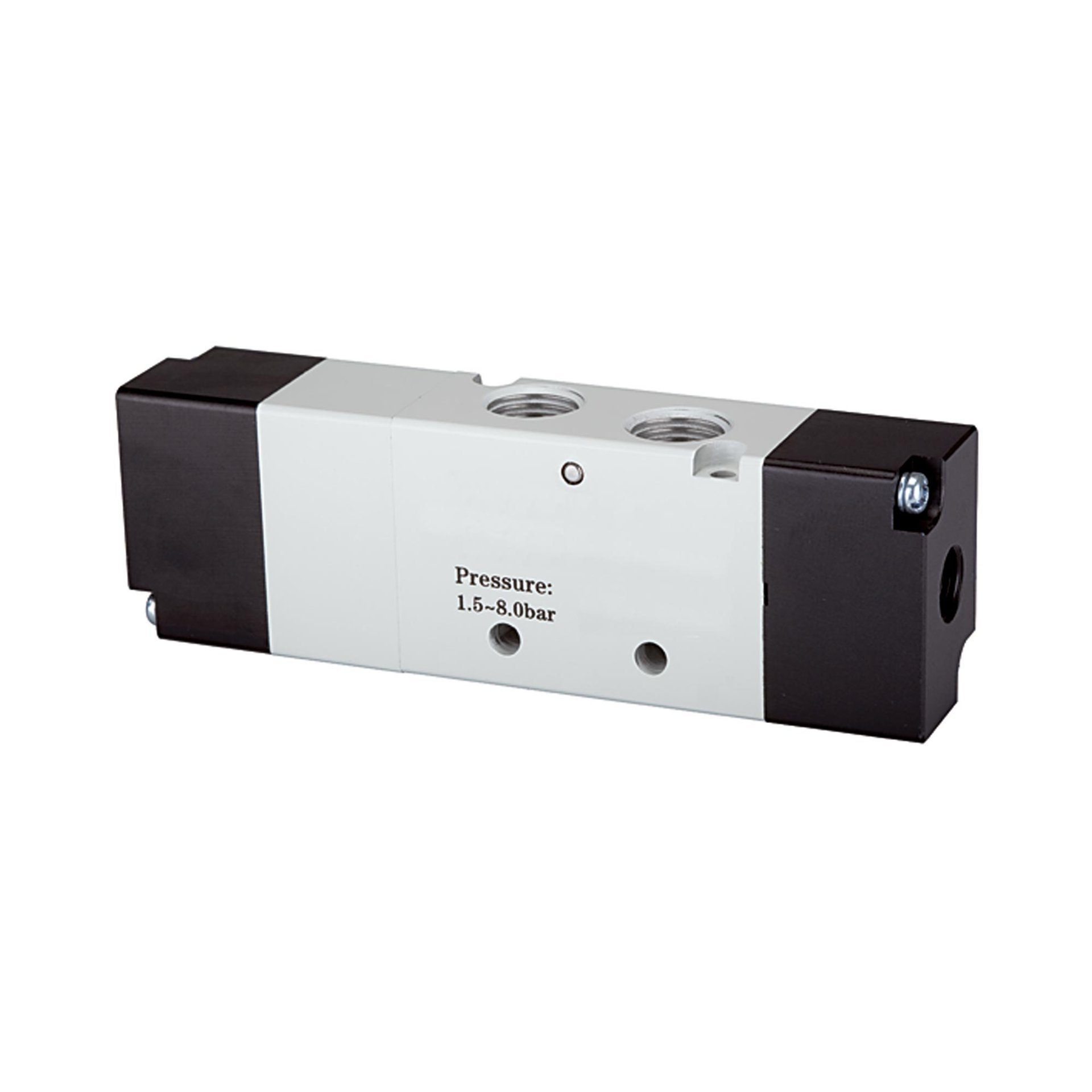 RIEGLER 5/3-Wegeventil, pneumatisch, »4A«, Mitte entlüftet, G 3/8 Produktbild img1 L