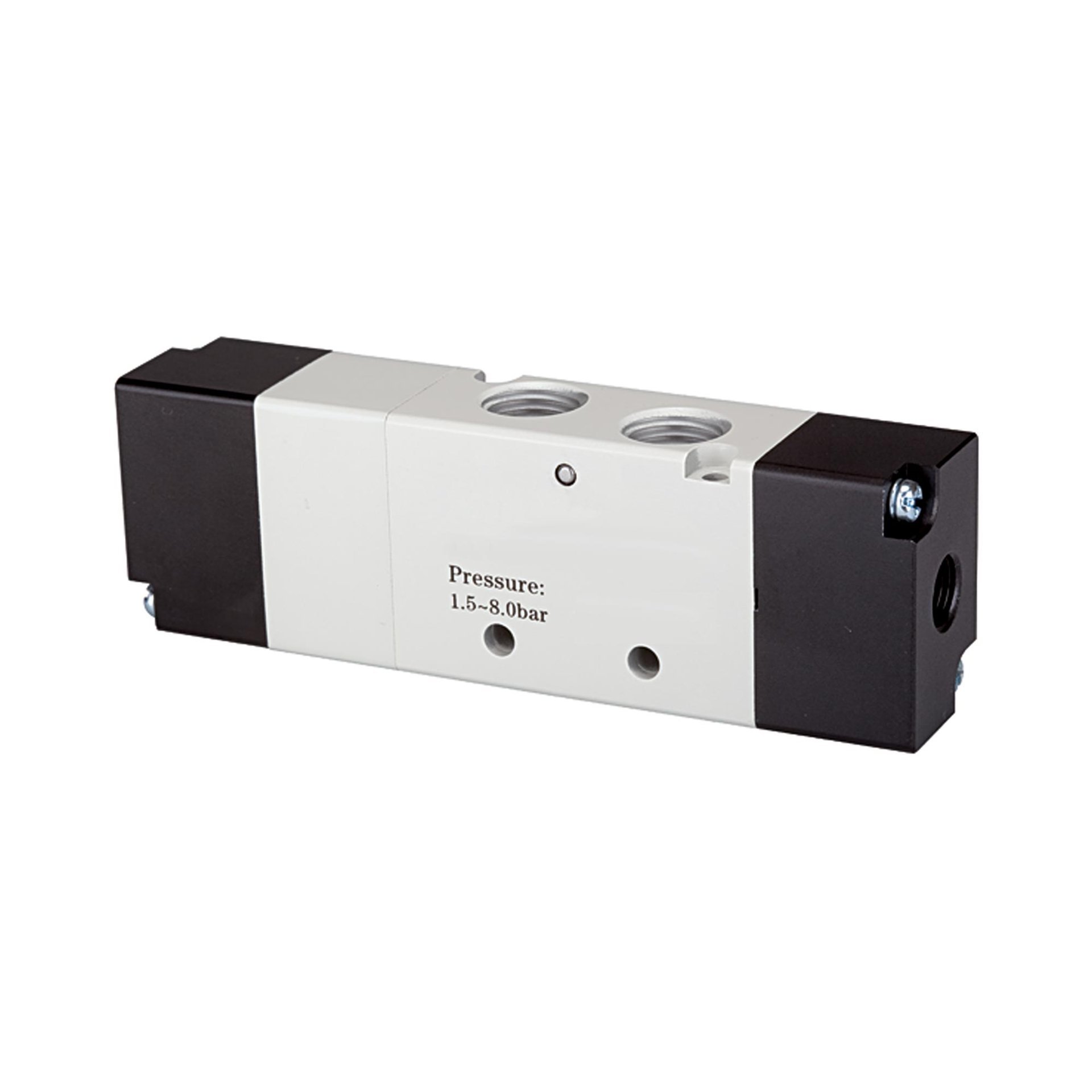 RIEGLER 5/3-Wegeventil, pneumatisch, »4A«, Mitte belü., G 1/8, 550l/min Produktbild img1 L