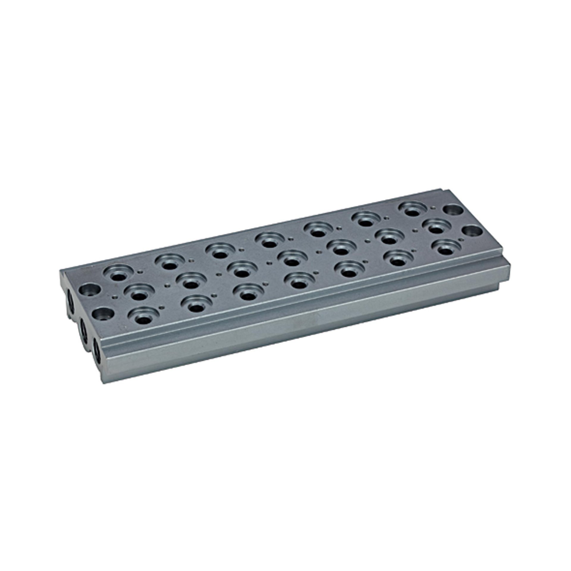 Mehrfach-Grundplatte für Wegeventile, 7 Ventilpositionen, G 1/8 Produktbild img1 L