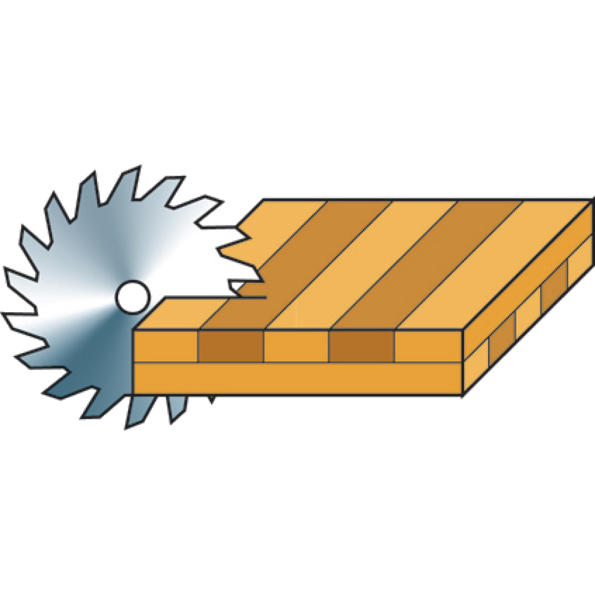 Holzkraft Besäum-/Fertigungsschnitt-Kreissägeblatt KSB-BF 315/48 Produktbild img2 L