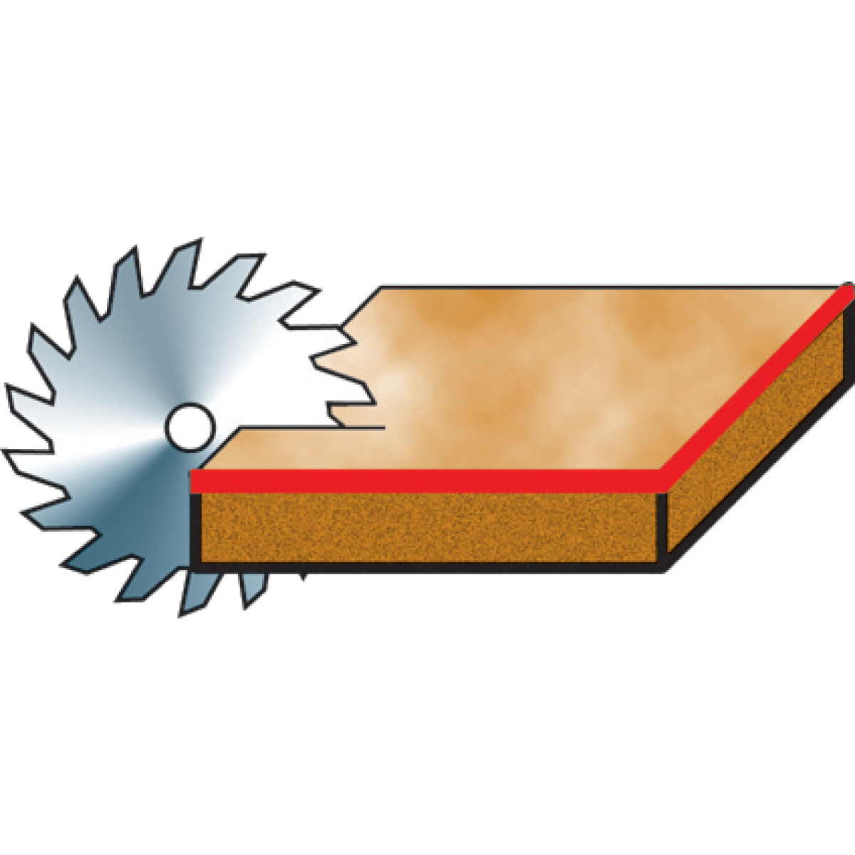 Holzkraft Besäum-/Fertigungsschnitt-Kreissägeblatt KSB-BF 315/48 Produktbild img3 L