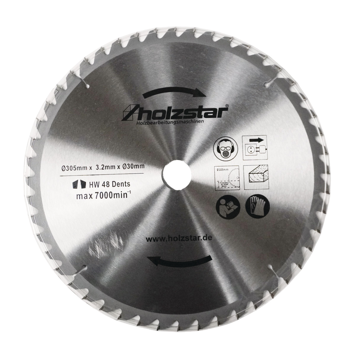 Holzstar Sägeblatt 305 x 30 x 3,2 mm Z48 Produktbild img1 L