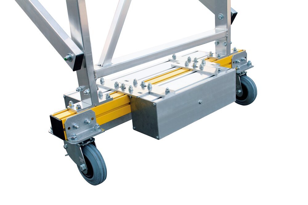 MUNK Plattformleiter klappbar mit schmalem Fahrwerk Produktbild img3 L