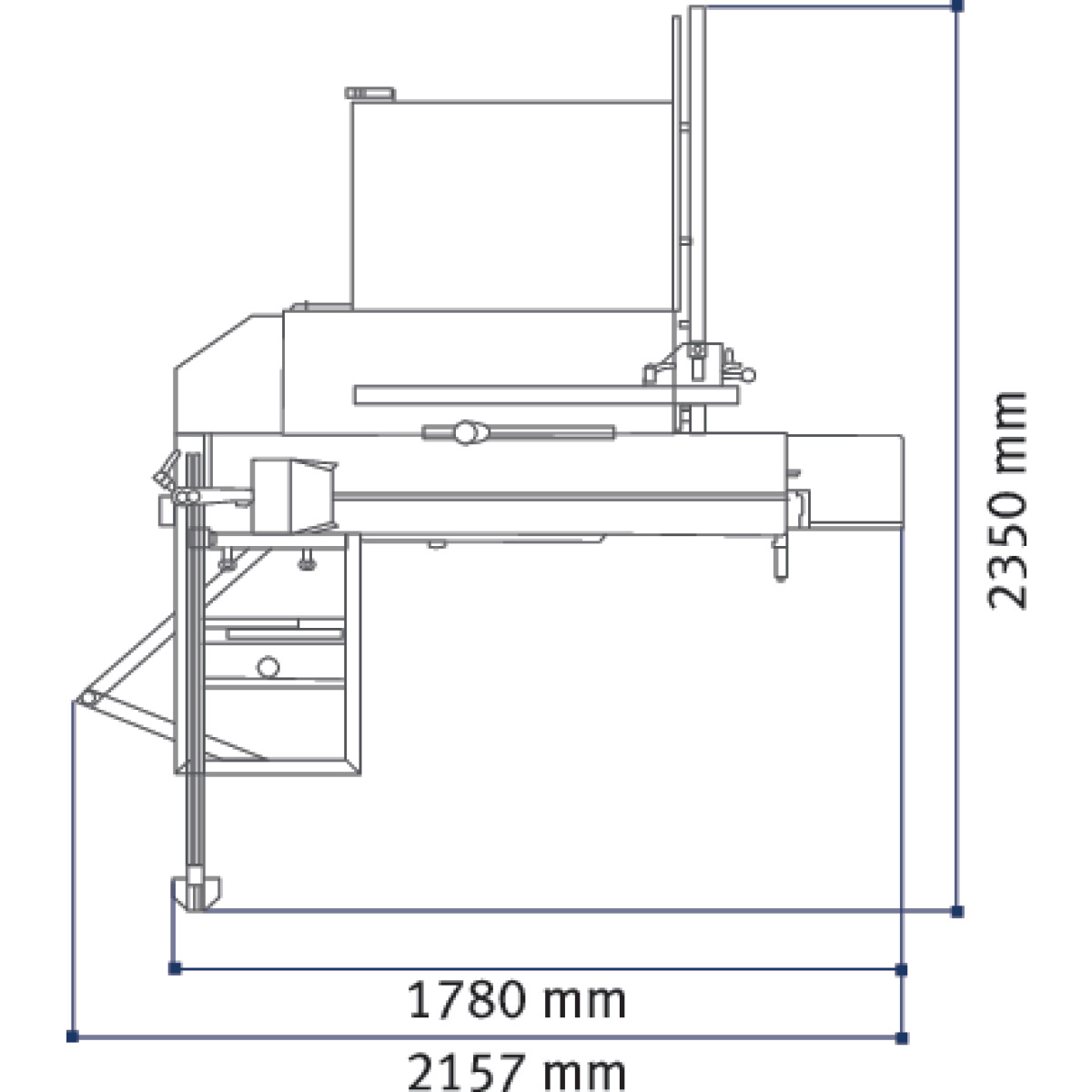 Holzkraft Formatkreissäge minimax sc 2c mit Vorritzeinrichtung Produktbild img6 L