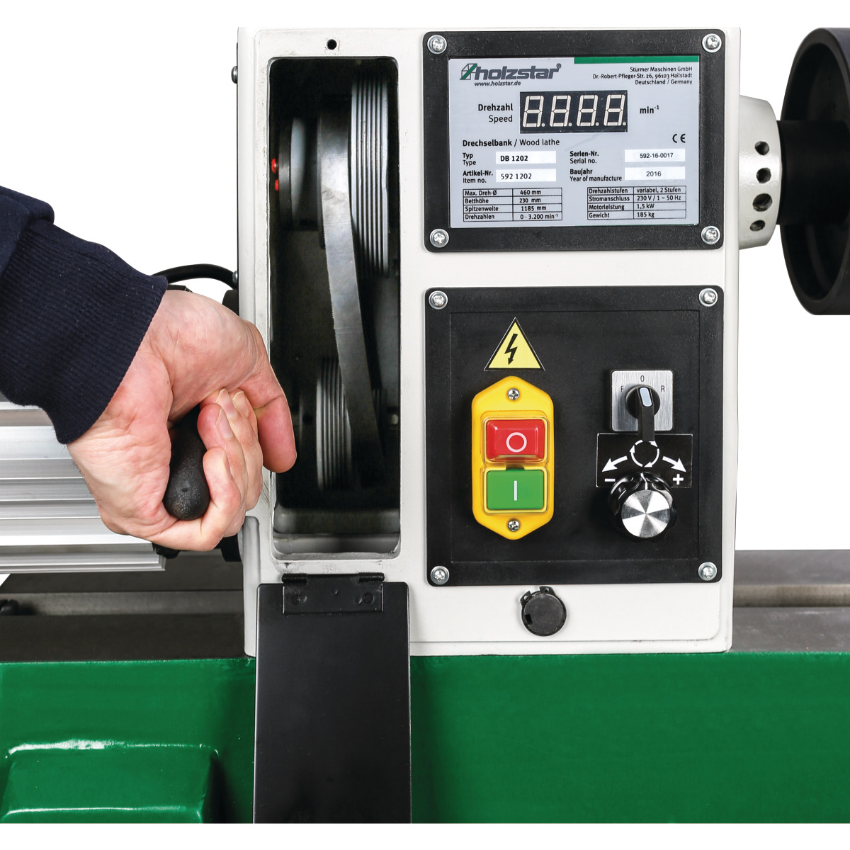 Holzstar Drechselbank DB 1202 Vario Produktbild img3 L