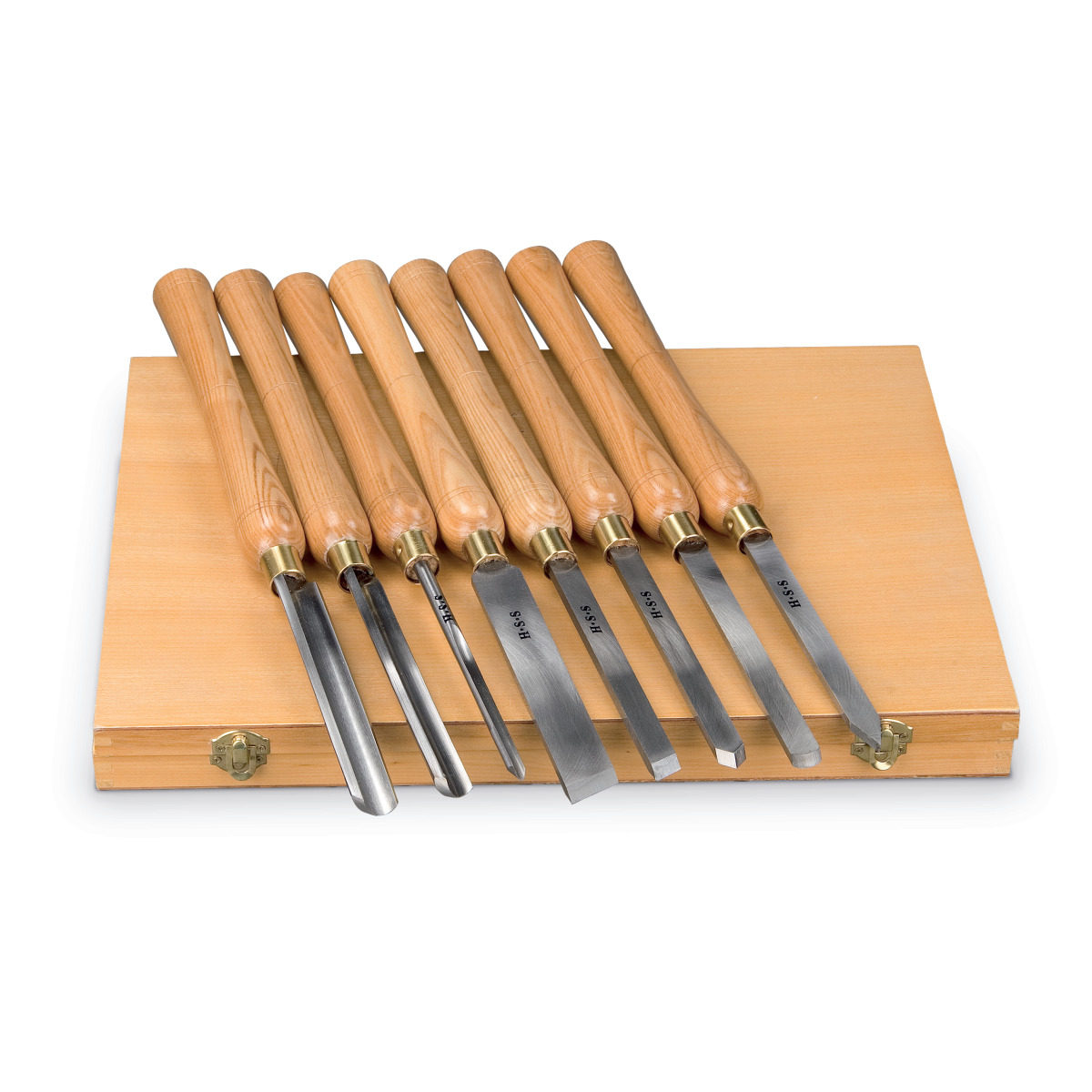 Holzstar Drechseleisen-Set 8-teilig Produktbild img1 L
