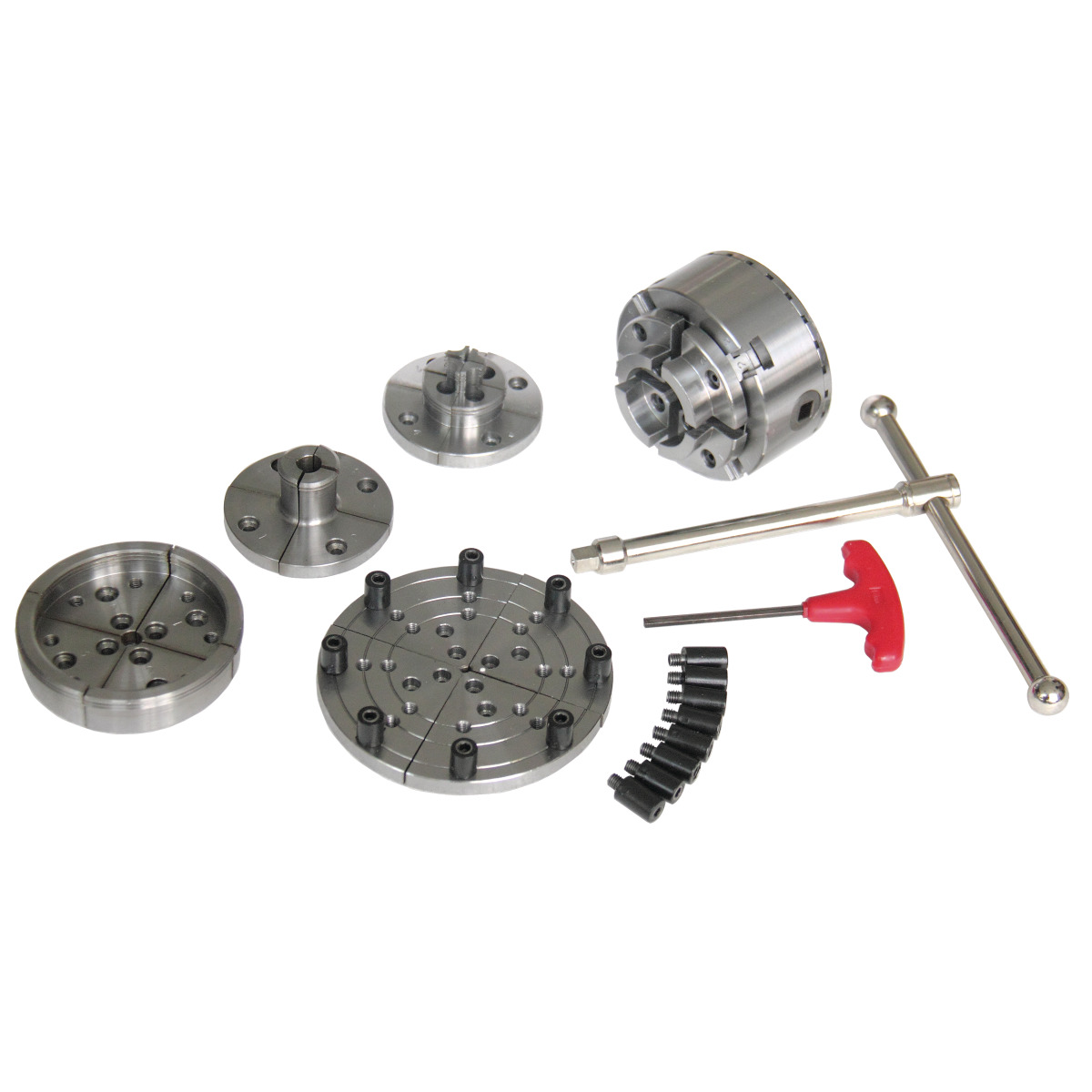 Holzstar Vier-Backenfutter  Ø 95 mm Premium-Set Produktbild img1 L