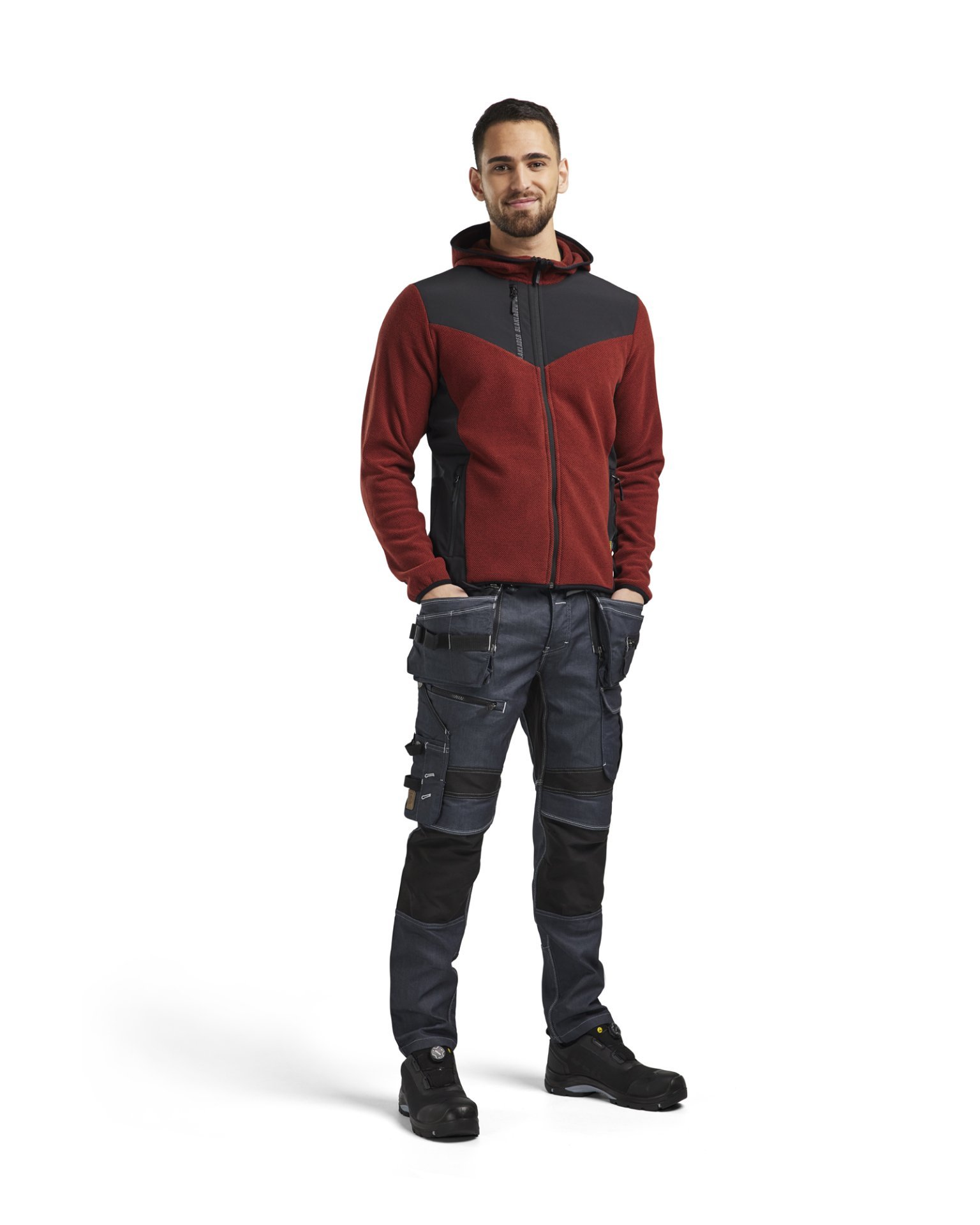 Strickjacke mit Softshell Produktbild img3 L