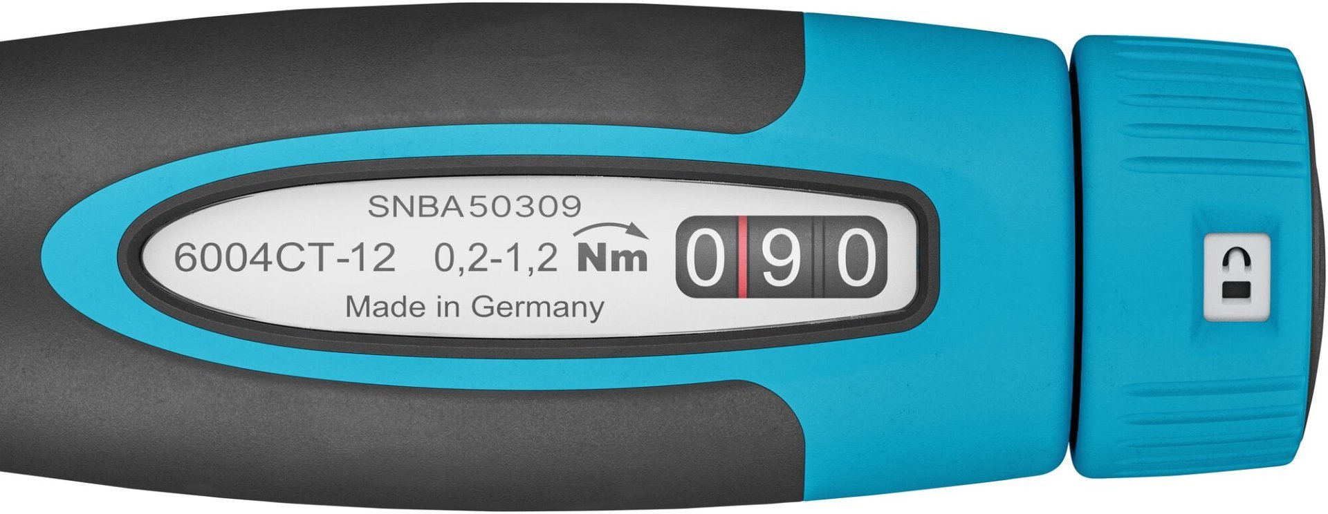 HAZET Drehmomentschraubendreher mit Standardgriff 6004CT-12 ∙ Drehmomentbereich min-max: 0.1 – 1.2 Nm ∙ Genauigkeit: 6% ∙ 1/4 Zoll (6,3 mm) Sechskant hohl ∙ Länge: 196 mm Produktbild img10 L