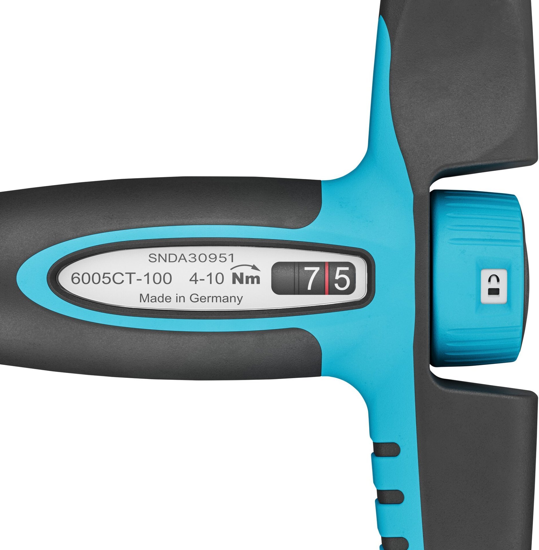 HAZET Drehmomentschraubendreher mit Quergriff 6005CT-100 ∙ Drehmomentbereich min-max: 4 – 10 Nm ∙ Genauigkeit: 6% ∙ 1/4 Zoll (6,3 mm) Sechskant hohl ∙ Länge: 198 mm Produktbild img7 L