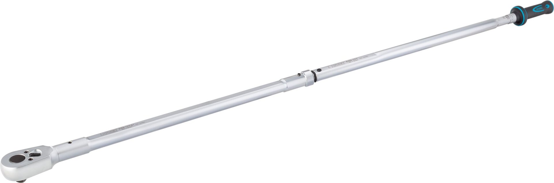 HAZET Drehmomentschlüssel mit DAkkS-Kalibrierschein 6150-1CTCAL ∙ Drehmomentbereich min-max: 400 – 1000 Nm ∙ Genauigkeit: 3% ∙ 3/4 Zoll (20 mm) Vierkant massiv ∙ Länge: 1789 mm Produktbild img7 L