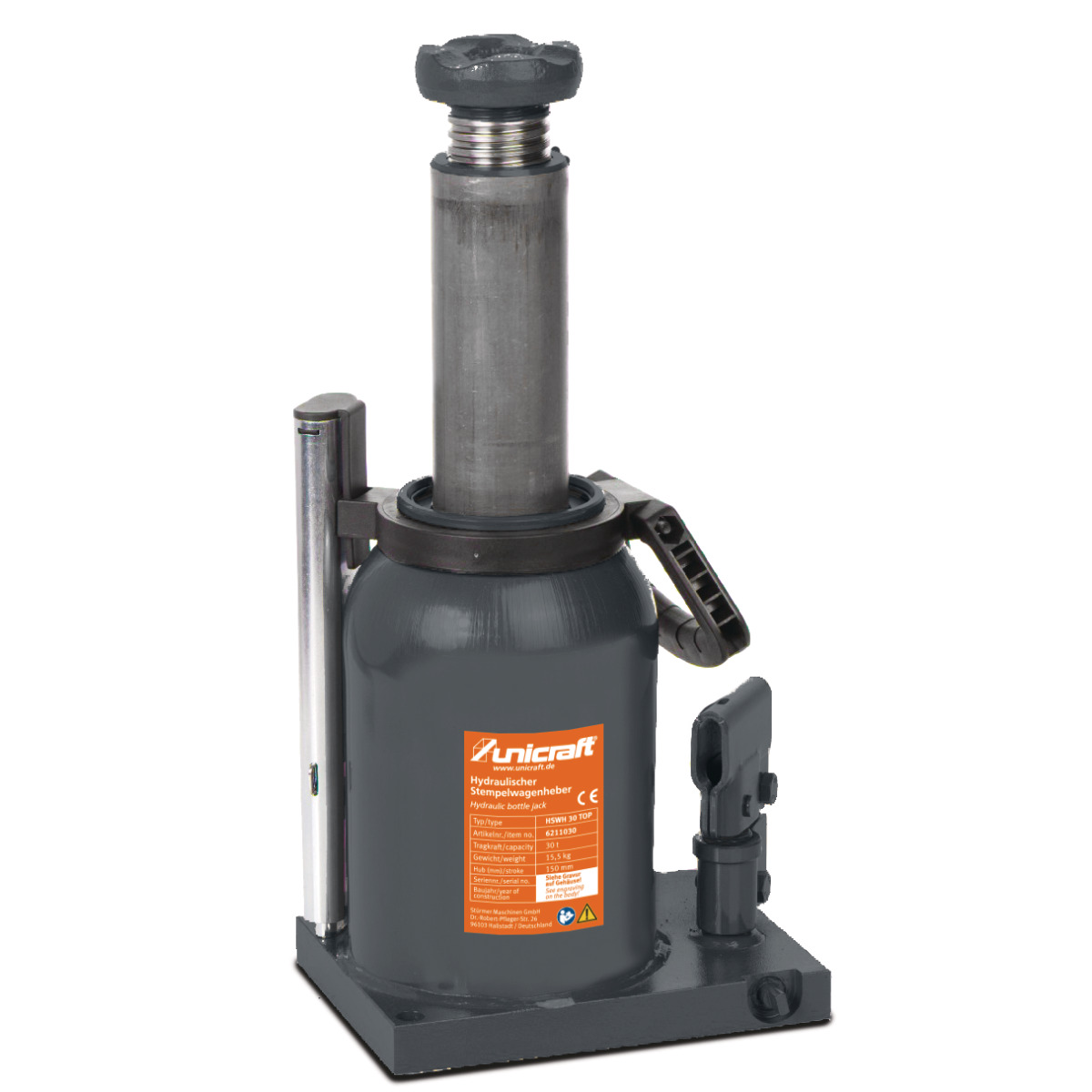 Unicraft Hydraulischer Stempelwagenheber HSWH 30 TOP Produktbild img1 L