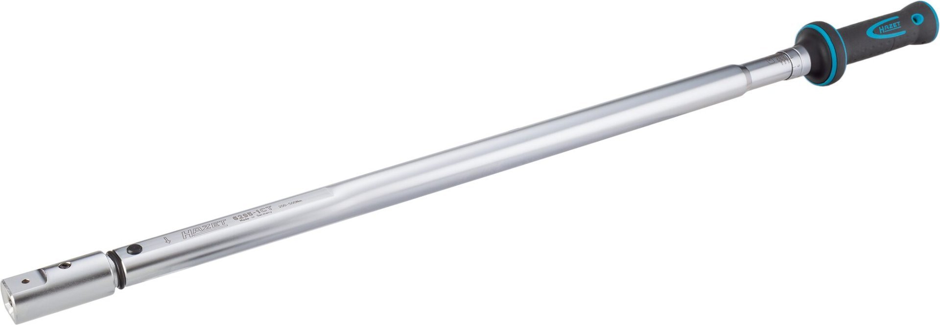HAZET Drehmomentschlüssel 6295-1CT ∙ Drehmomentbereich min-max: 200 – 500 Nm ∙ Genauigkeit: 2% ∙ 14 x 18 mm Einsteck-Vierkant hohl ∙ Länge: 962 mm Produktbild img1 L