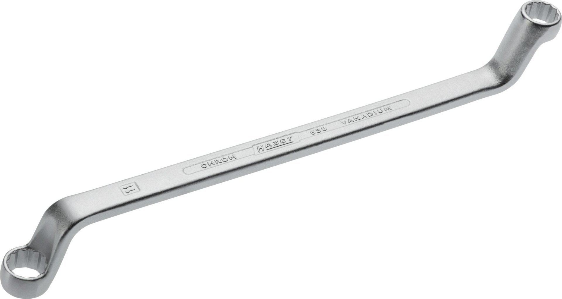 HAZET Doppel-Ringschlüssel 630-10X11 ∙ Außen Doppelsechskant-Tractionsprofil ∙ SW 10 x 11 mm Produktbild img1 L