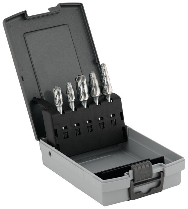 Tyrolit Hartmetallfräser Set 5-teilig PREMIUM Stahl/Inox/Guss Produktbild img1 L