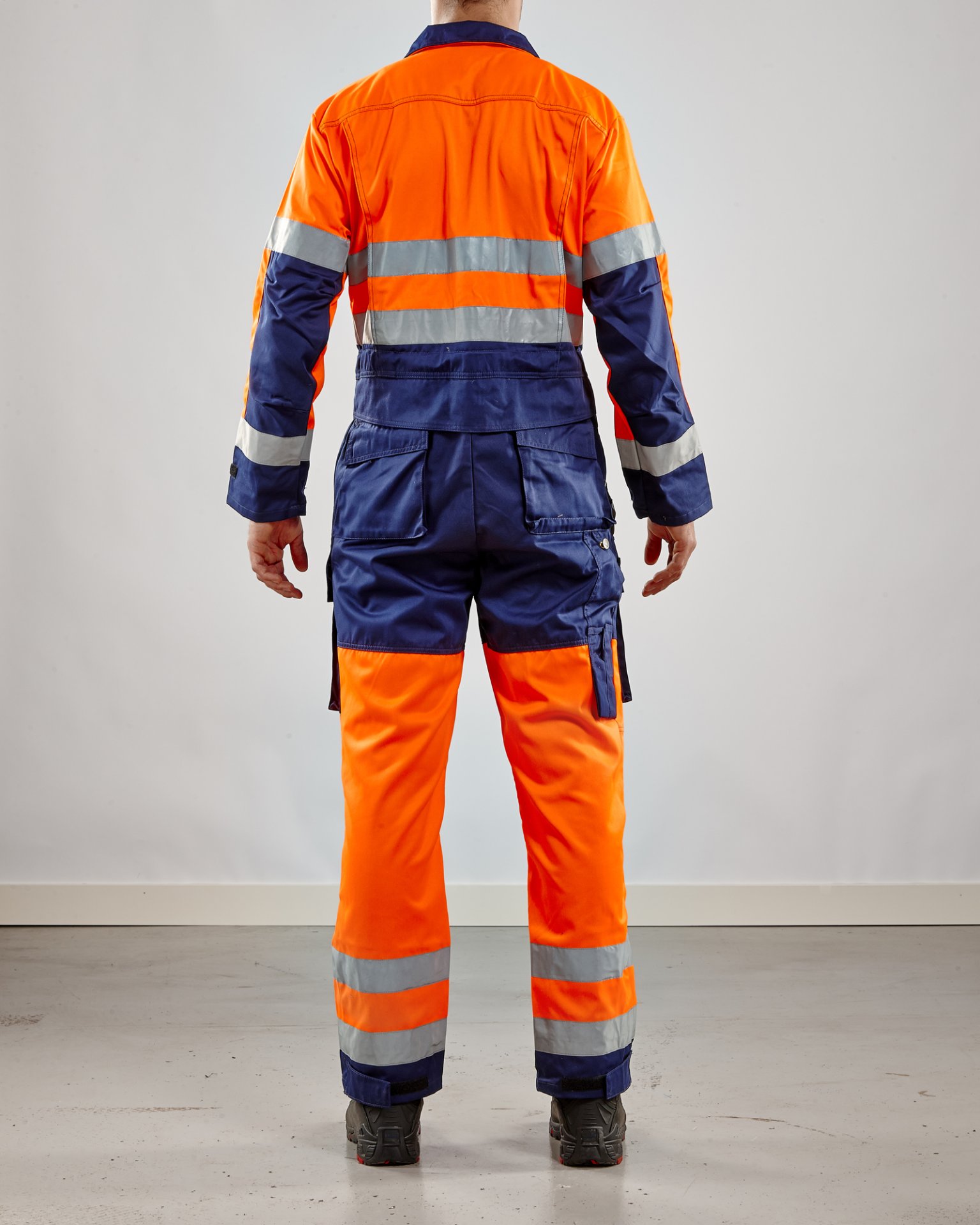 High Vis Overall High Vis Orange/Marineblau C50 Produktbild img3 L