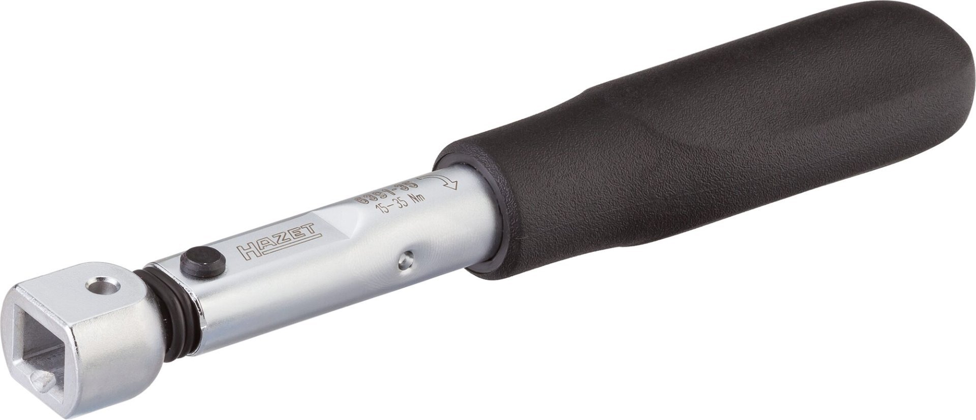 HAZET Drehmomentschlüssel 6391-35 ∙ Drehmomentbereich min-max: 15 – 35 Nm ∙ Genauigkeit: 2% ∙ 9 x 12 mm Einsteck-Vierkant hohl ∙ Länge: 183 mm Produktbild img1 L