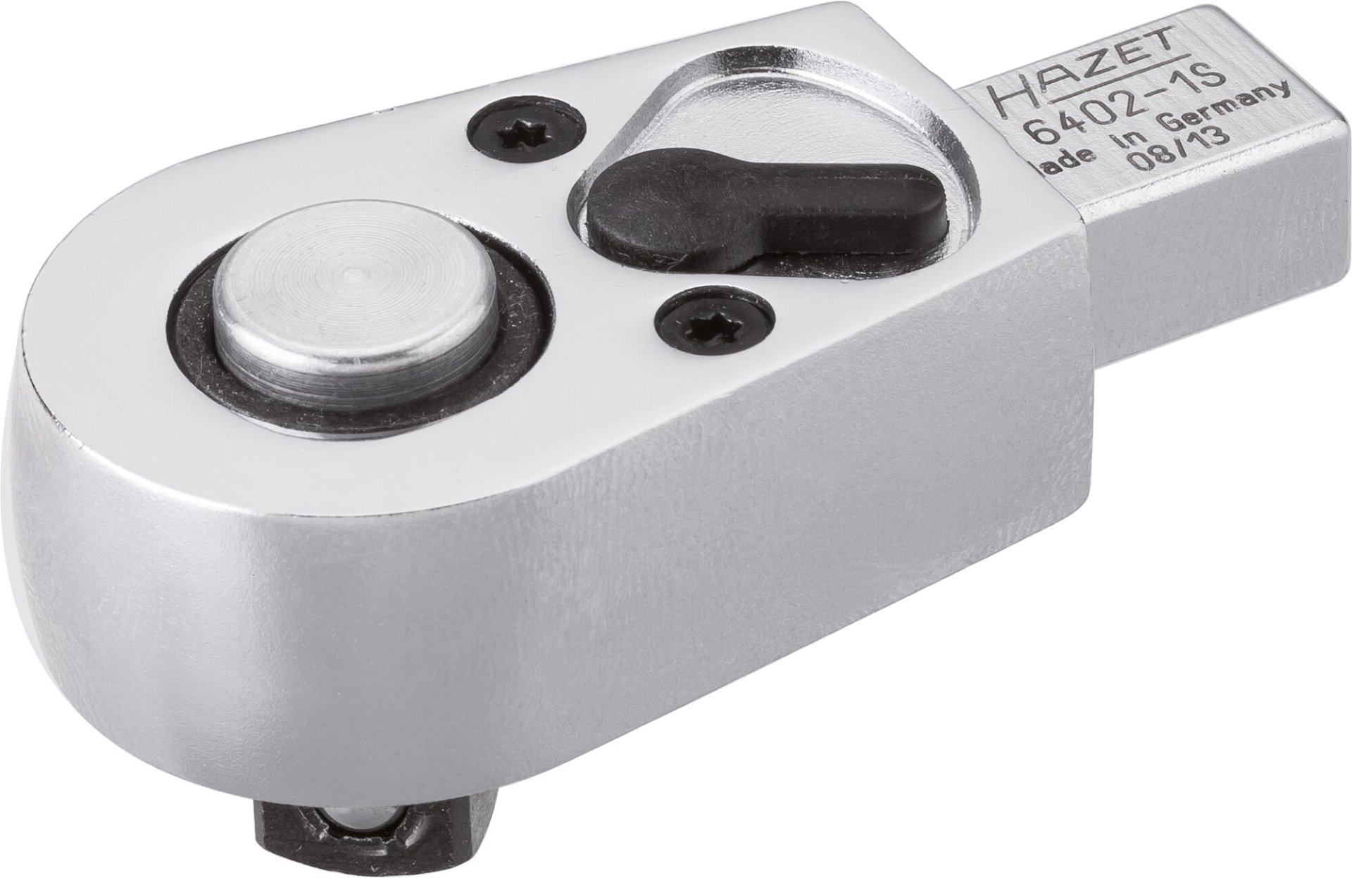 HAZET Einsteck-Umschaltknarre 6402-1S ∙ 9 x 12 mm Einsteck-Vierkant massiv ∙ 3/8 Zoll (10 mm) Vierkant massiv ∙ Länge: 61 mm Produktbild img1 L