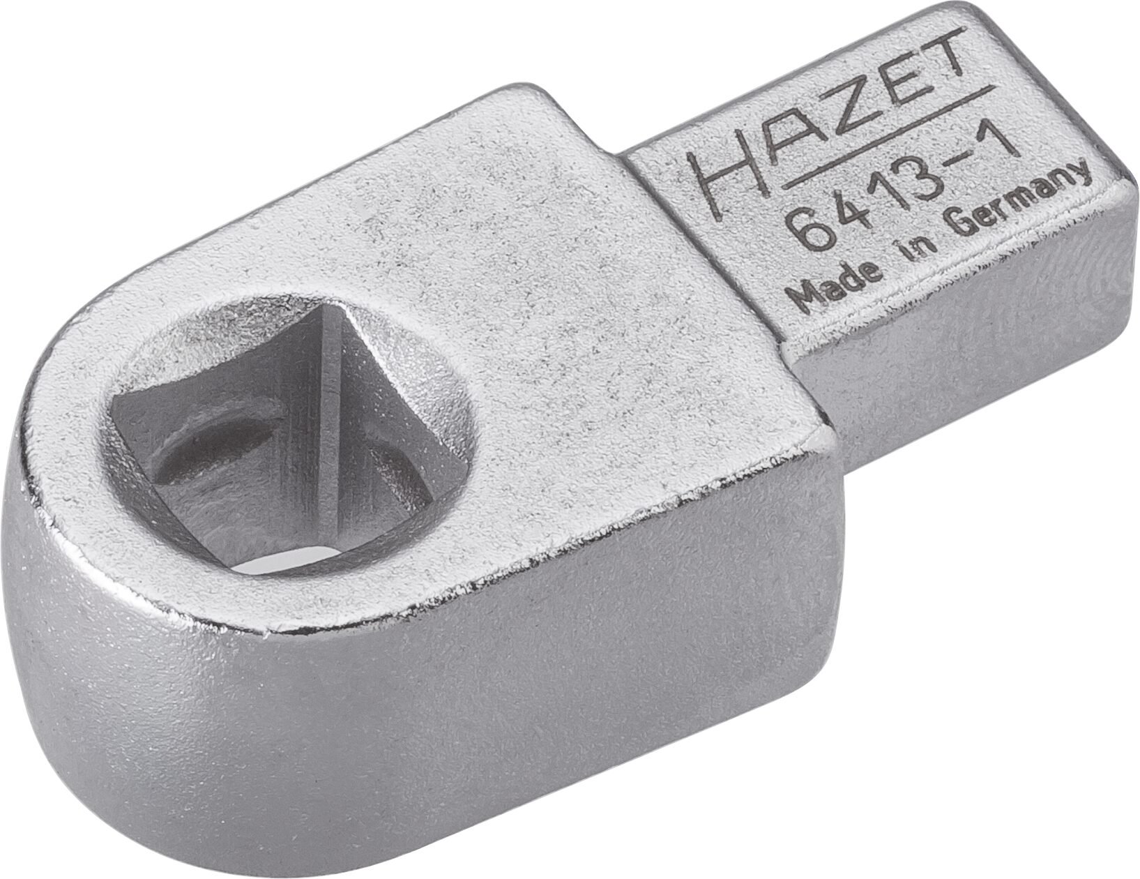 HAZET Einsteck-Vierkant Halter 6413-1 ∙ 9 x 12 mm Einsteck-Vierkant massiv ∙ 3/8 Zoll (10 mm) Vierkant hohl ∙ Länge: 43,5 mm Produktbild img1 L