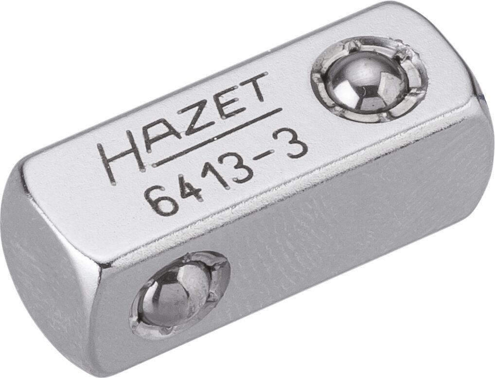 HAZET Durchsteckvierkant 6413-3 ∙ 3/8 Zoll (10 mm) Vierkant massiv ∙ 3/8 Zoll (10 mm) Vierkant massiv ∙ Länge: 25 mm Produktbild img1 L