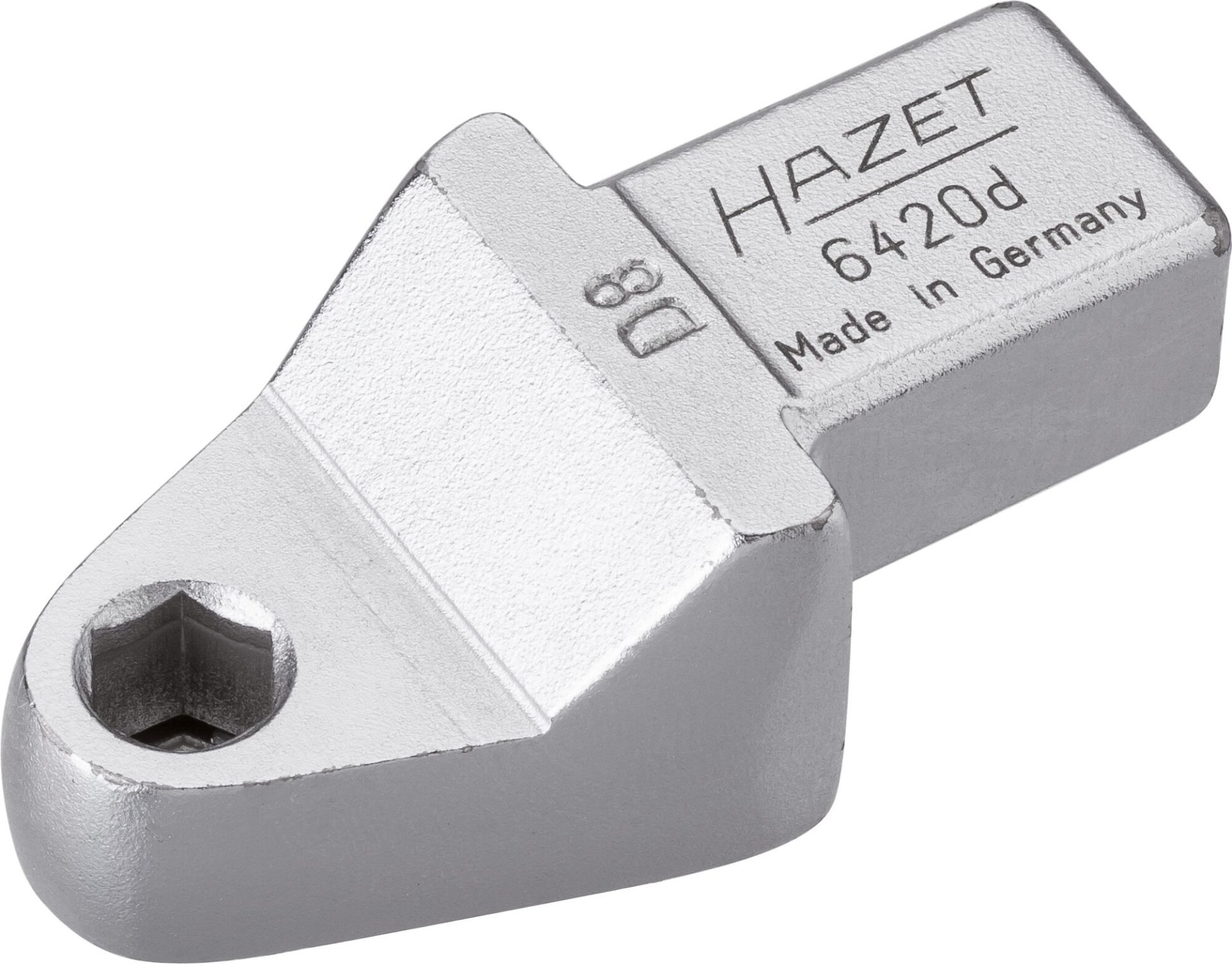 HAZET Einsteck-Halter für Bits 6420D ∙ 14 x 18 mm Einsteck-Vierkant massiv ∙ 5/16 Zoll (8 mm) Sechskant hohl ∙ Länge: 58 mm Produktbild img1 L