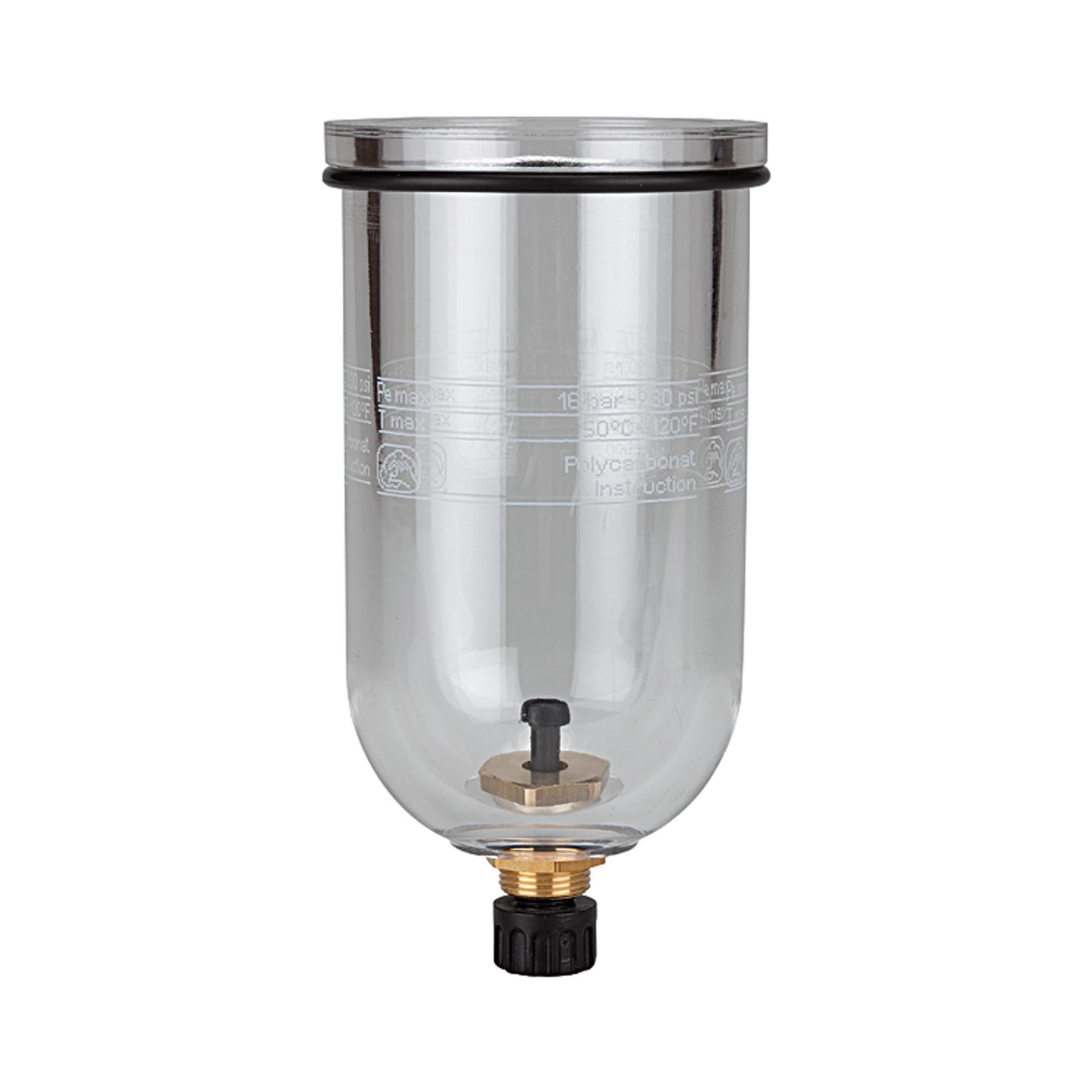 RIEGLER Polycarbonatbehälter, für Filterregler/Filter »Standard«, BG 2 Produktbild img1 L