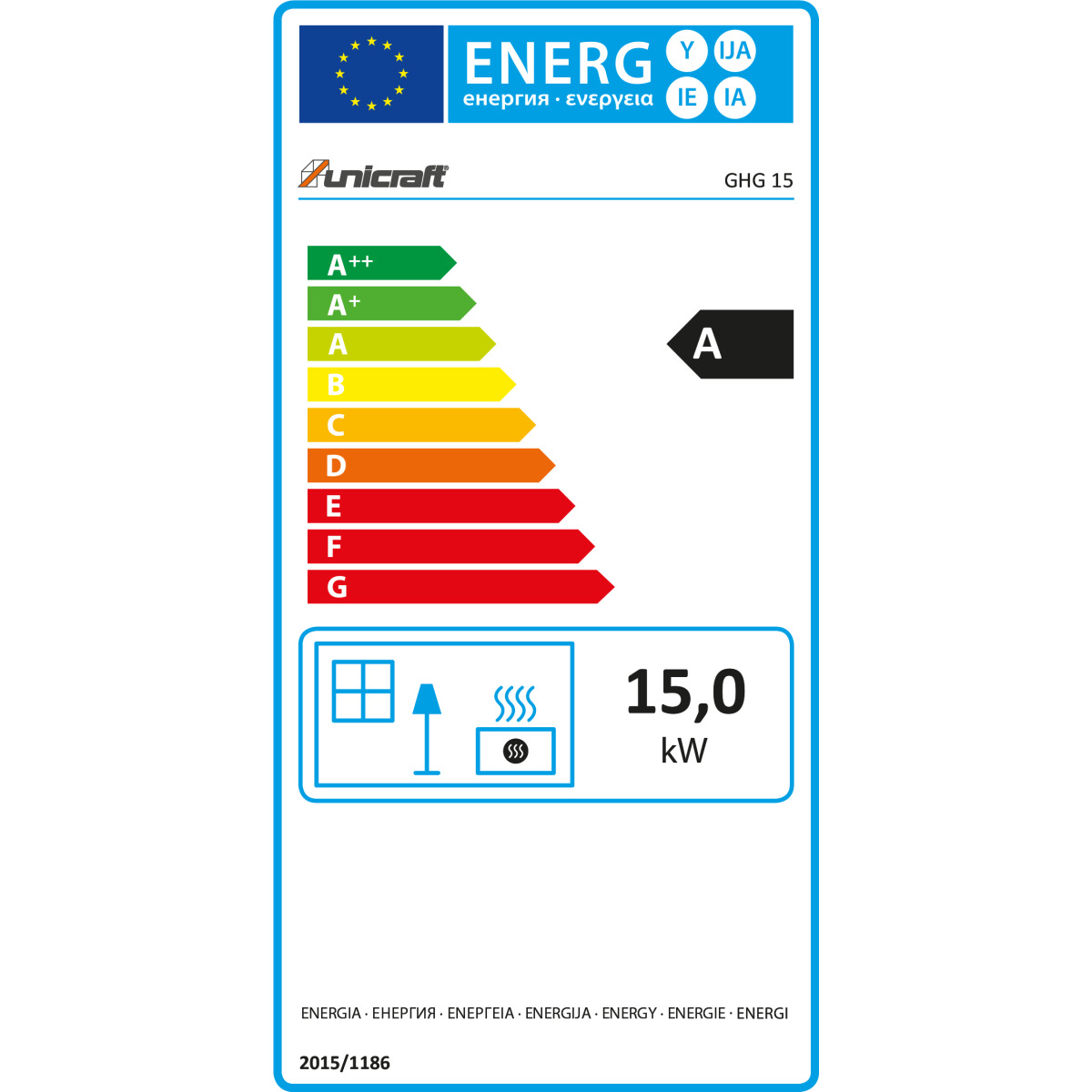 Unicraft Gasheizgerät GHG 15 Produktbild img2 L