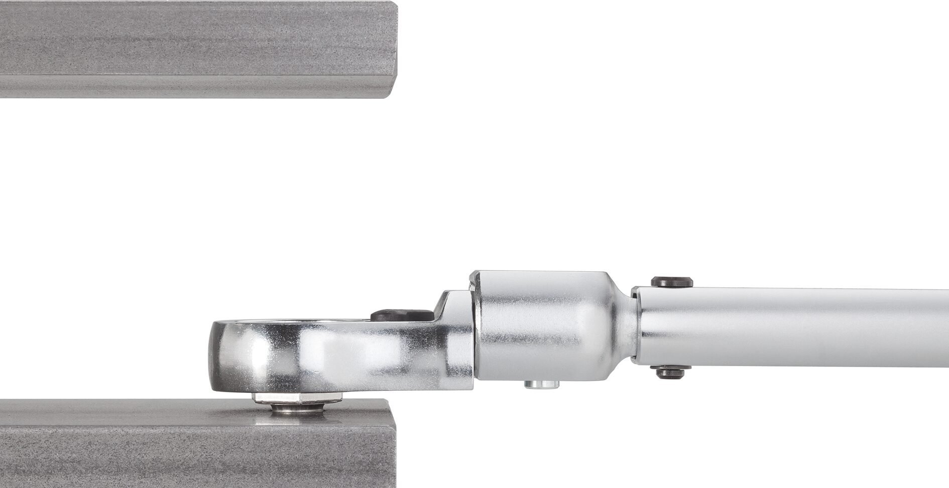 HAZET Einsteck-Ratschen-Ringschlüssel 6606D-16 ∙ 14 x 18 mm Einsteck-Vierkant massiv ∙ Außen Doppelsechskant Profil ∙ SW 16 mm Produktbild img3 L