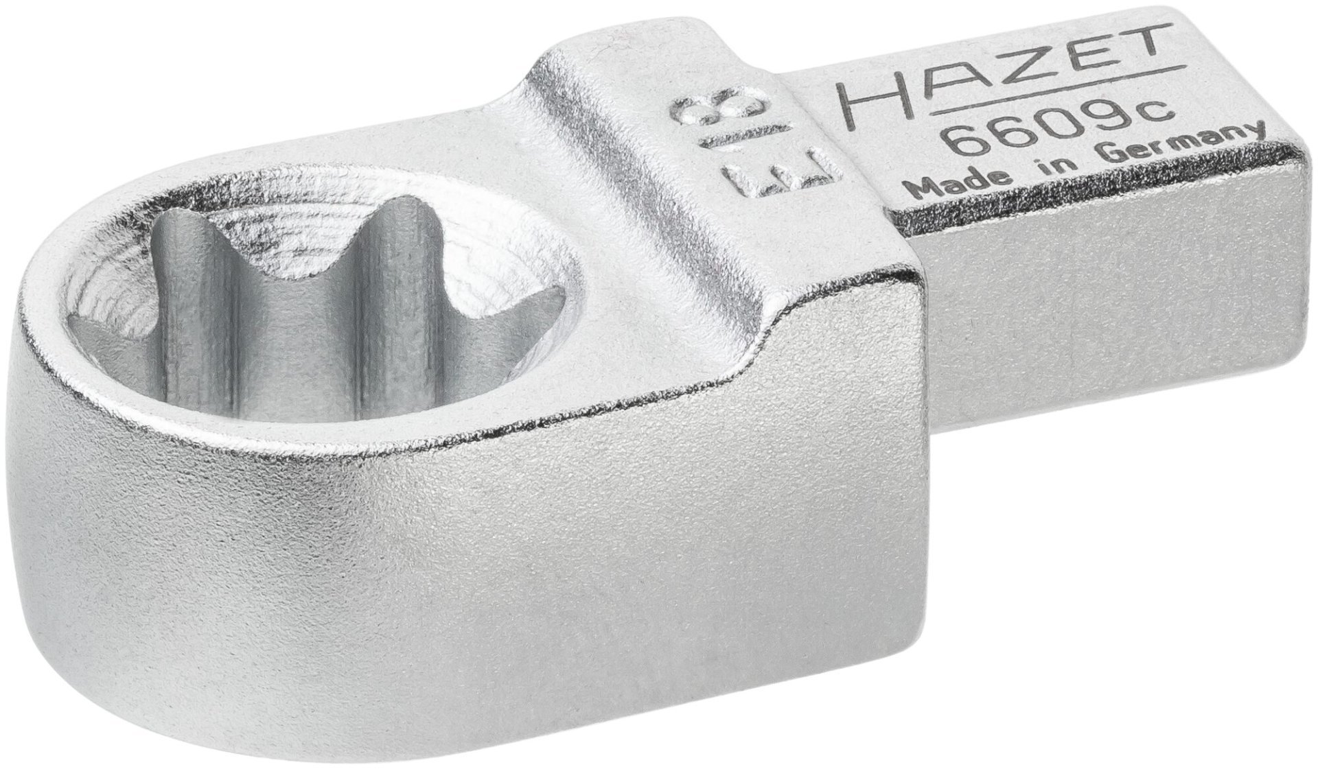 HAZET Einsteck Ringschlüssel 6609C- ∙ 9 x 12 mm Einsteck-Vierkant massiv ∙ Außen TORX® Profil Produktbild img1 L