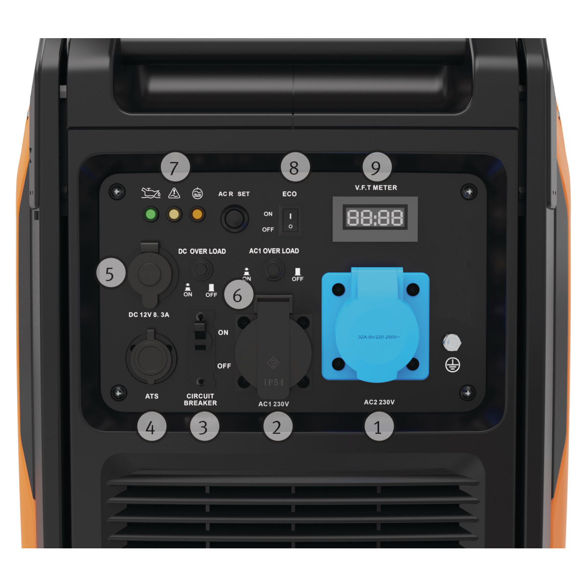 Unicraft Inverter-Stromerzeuger PG-I 55 SE-S HC Produktbild img7 L