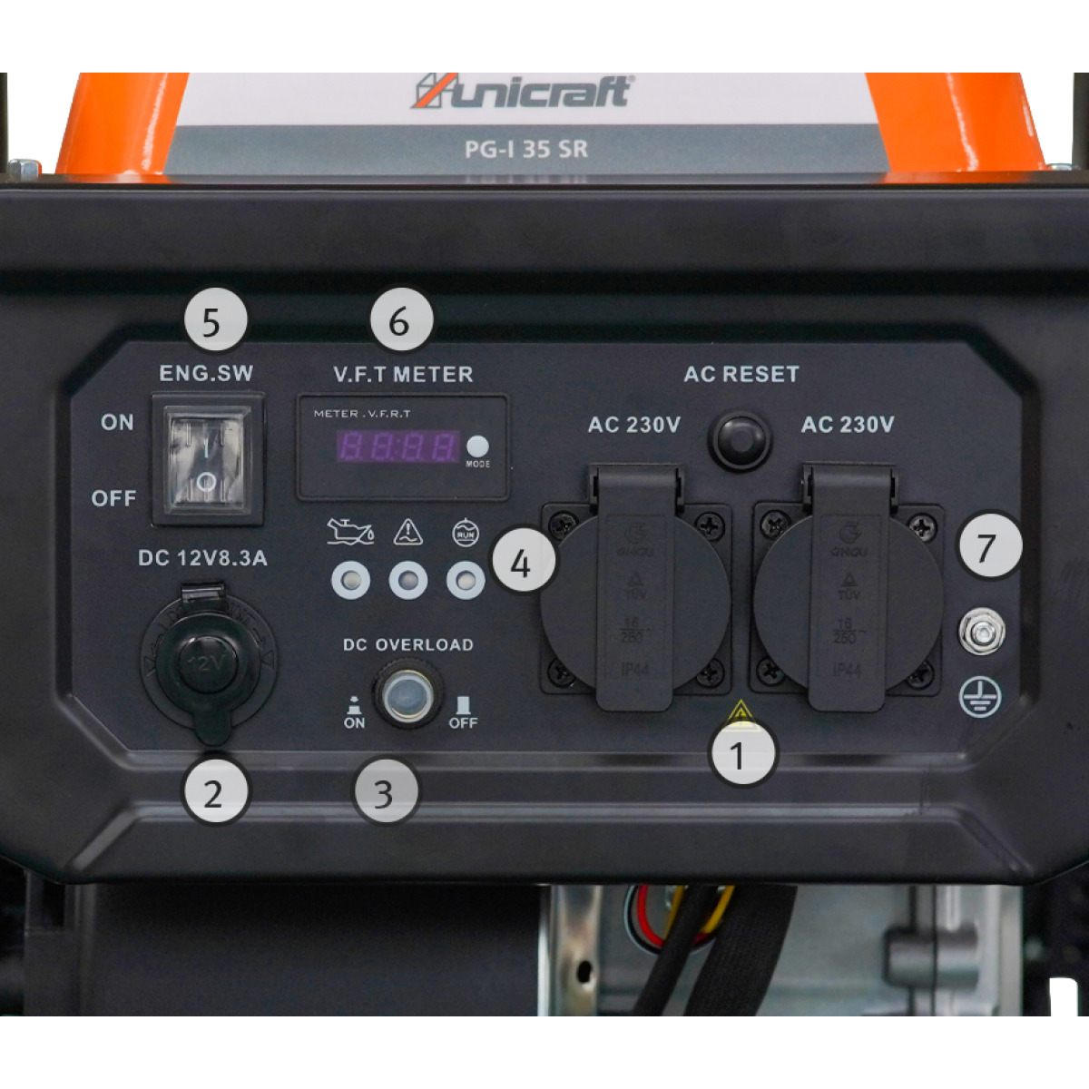Unicraft Inverter-Stromerzeuger PG-I 35 SR Produktbild img7 L
