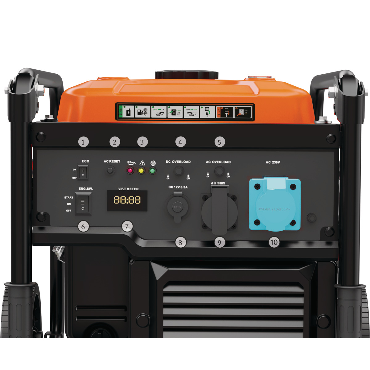 Unicraft Inverter-Stromerzeuger PG-I 65 SE Produktbild img6 L