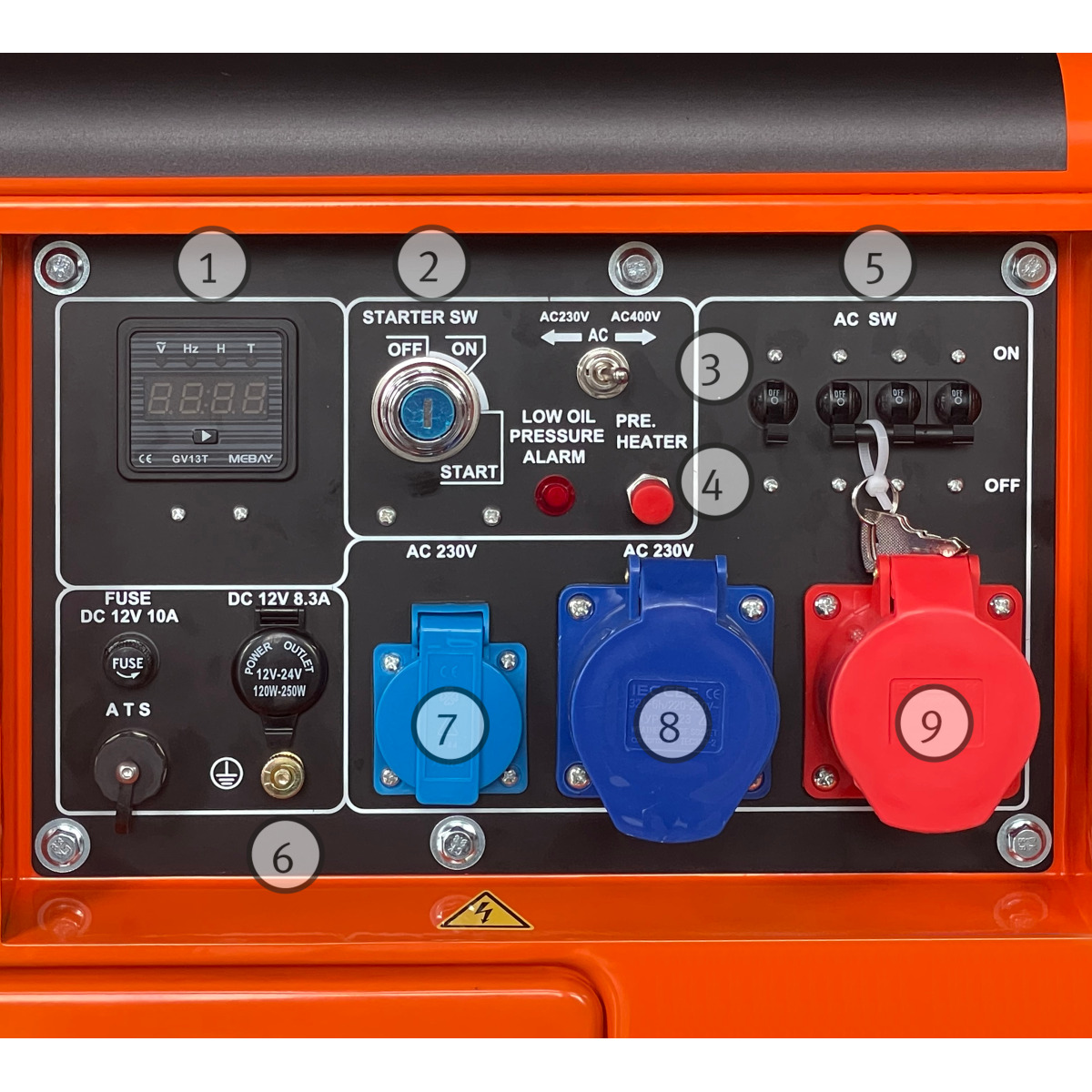 Unicraft Synchron-Stromerzeuger PG-D 60 TEA-S HC Produktbild img6 L