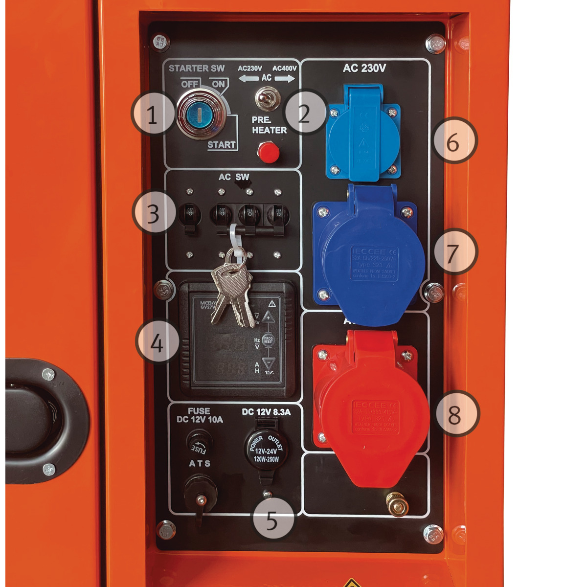 Unicraft Synchron-Stromerzeuger PG-D 90 TEA-S HC Produktbild img6 L