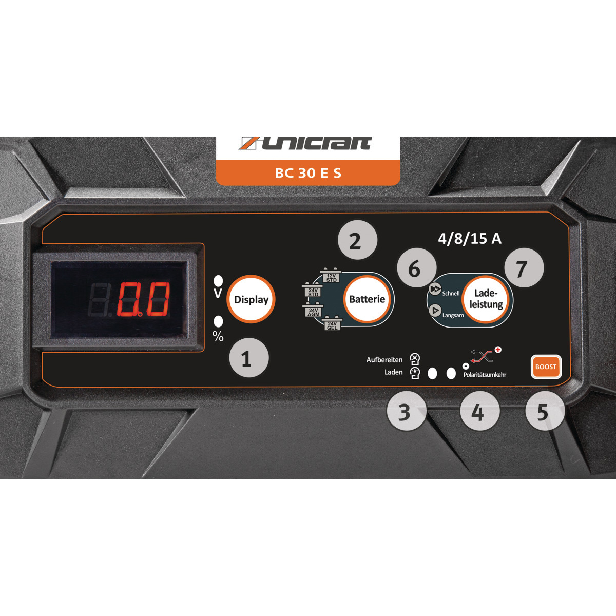 Unicraft Batterielade-/startgerät BC 30 E S Produktbild img3 L