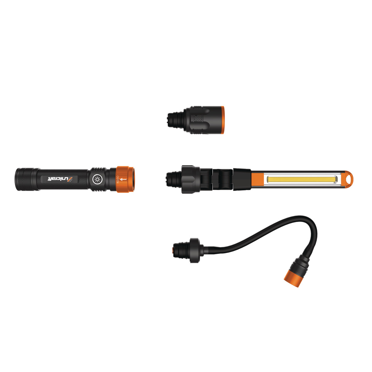 Unicraft LED Taschenlampe 3-in-1 LTL 350-3 DC Produktbild img1 L