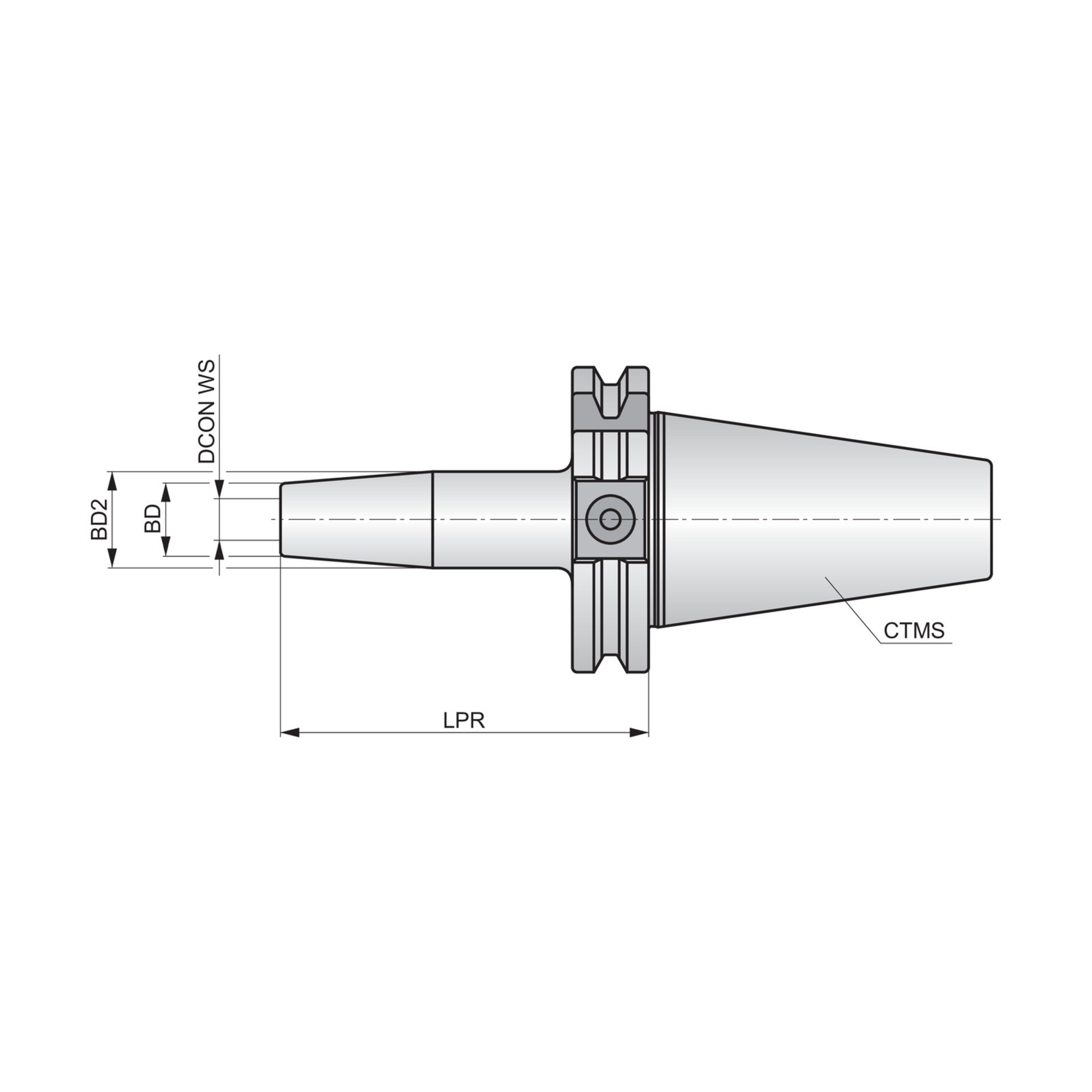 Dormer Pramet DIN 69871 Schrumpffutter 69871-SC Produktbild img2 L
