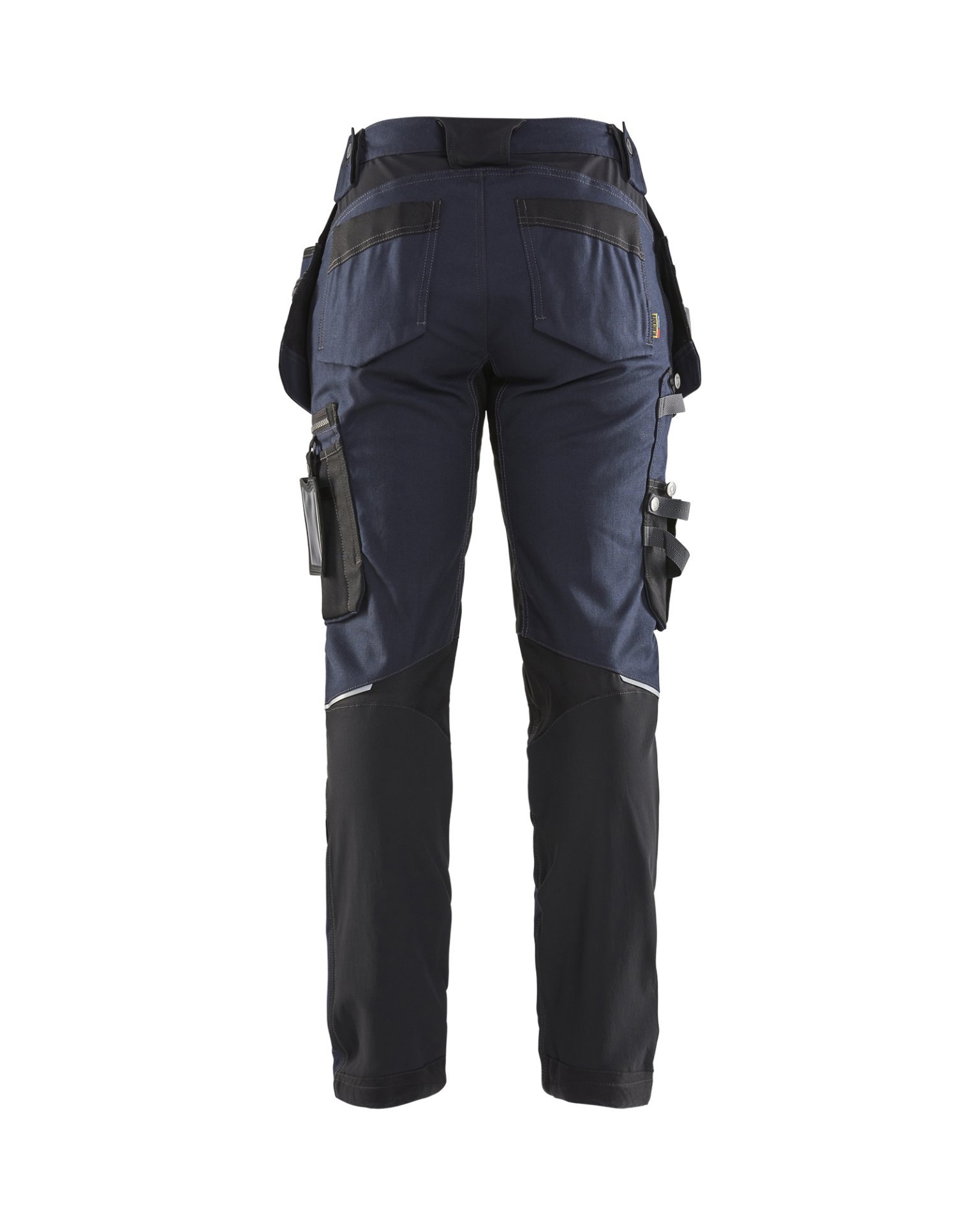 Damen Handwerker Arbeitshose mit Stretch Dunkel Marineblau/Schwarz D19 Produktbild img2 L