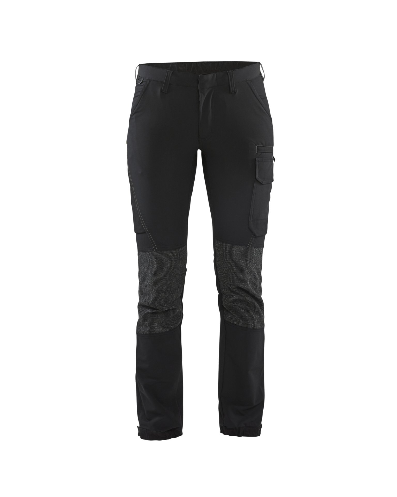 Damen Service Arbeitshose 4-Wege-Stretch Schwarz/Dunkelgrau C34 Produktbild img1 L