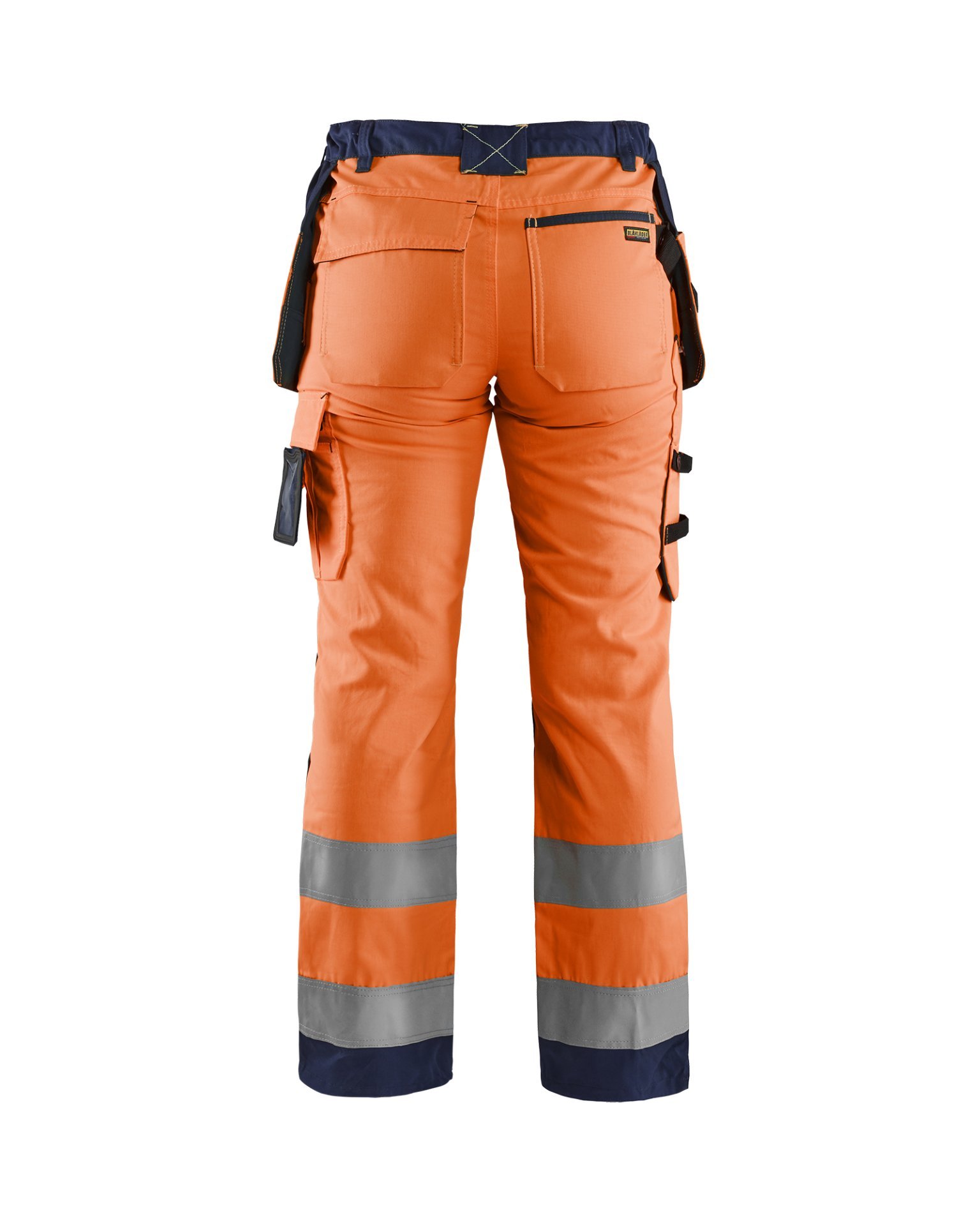 Damen High Vis Arbeitshose mit Werkzeugtaschen Produktbild img2 L