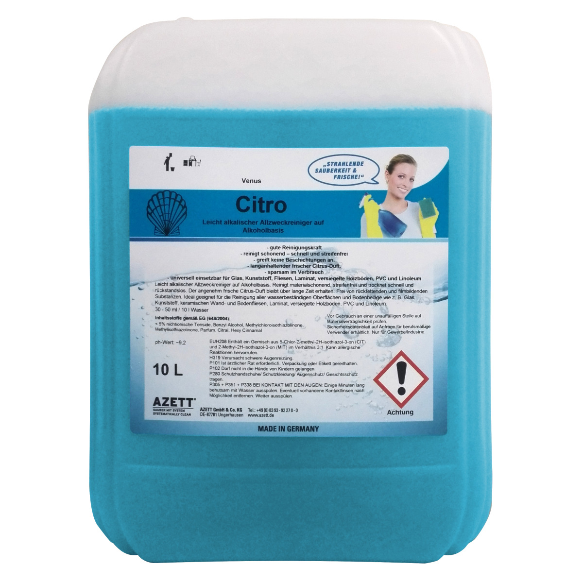 Cleancraft Reinigungsmittel neutral Cleancraft HDR-N 10l Produktbild img1 L