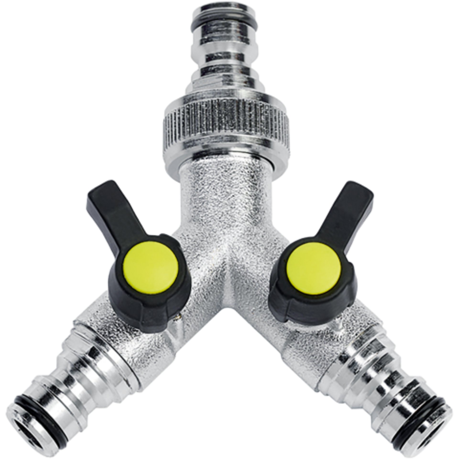 EWU Aqua 2-Wege-Y-Verteiler verchromt Produktbild img1 L